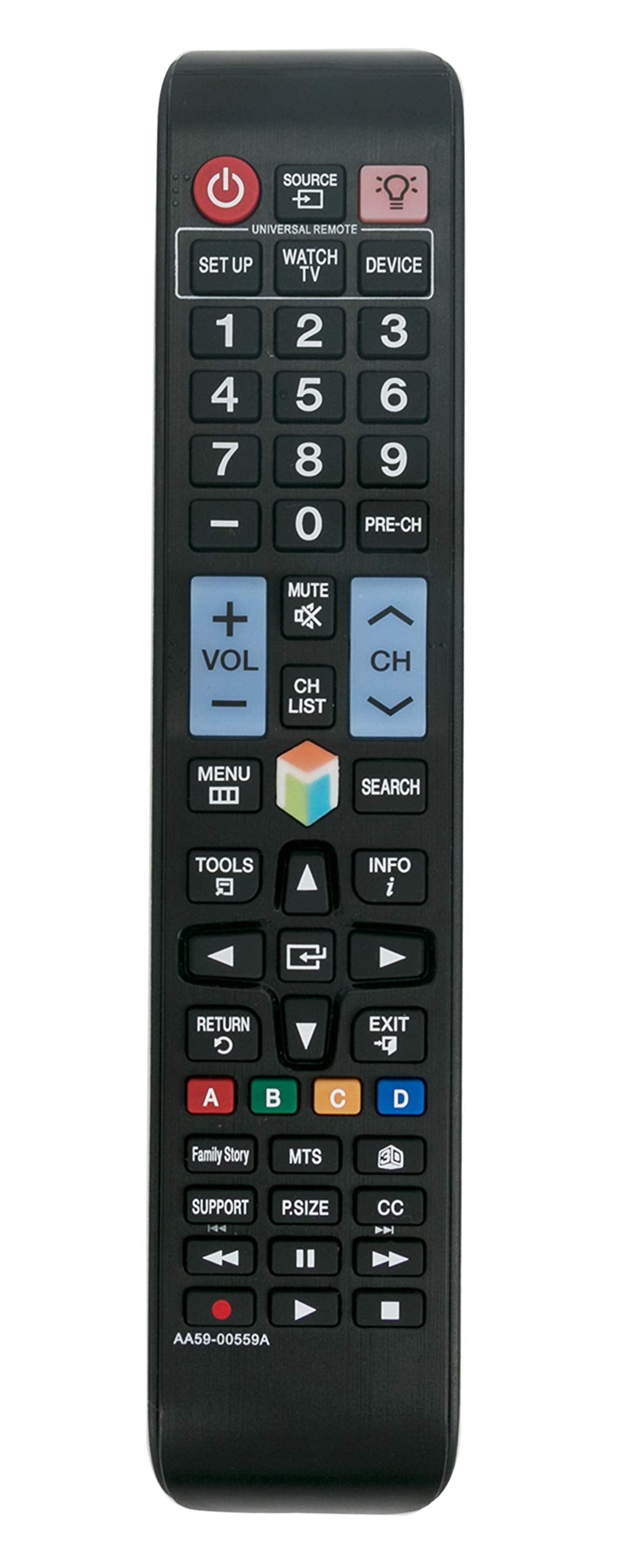 New Replaced Remote fit for Samsung 3D TV UNES6500 PN60E550 PN60E6500 PN64E550 PN60E630 UN40ES6580 UN46ES6580 UN55ES7100 UN32EH5300 UN40EH5300 UN40ES6500 UN46ES7100 UN50EH5300 UN32ES6500 UN46ES6500