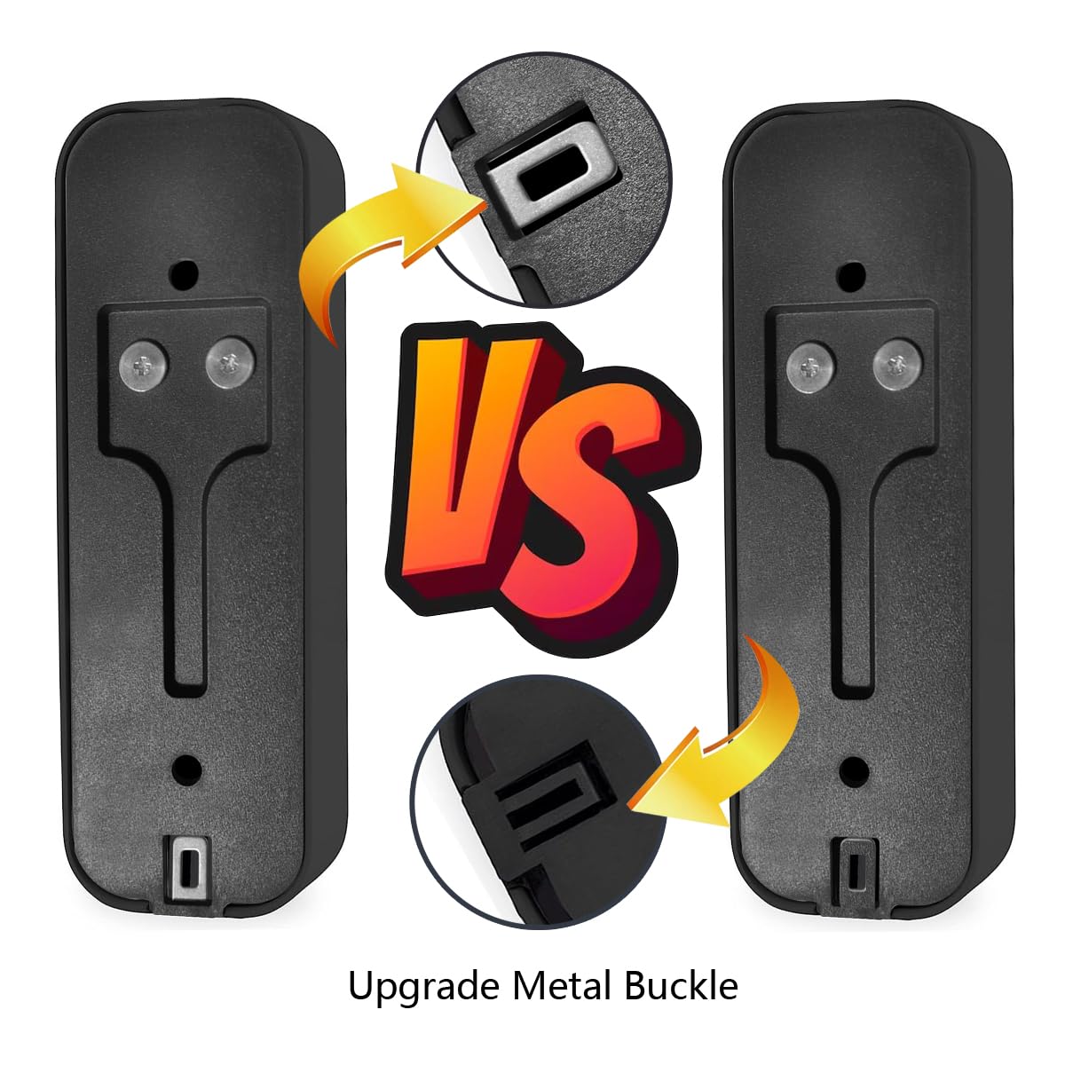 Blink Doorbell Backplate, Blink Doorbell Mount, Upgrade 2 Holes Metal Tab Blink Doorbell Backplate Replacement, Blink Doorbell A