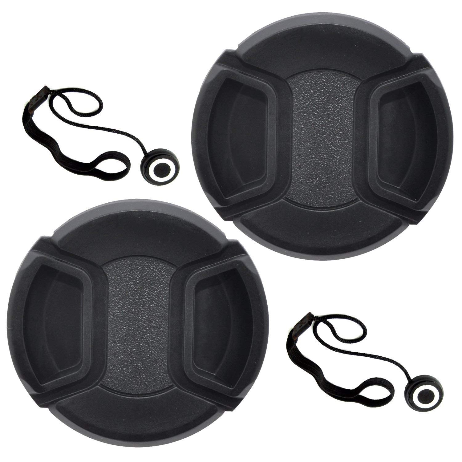 55Mm And 58Mm Snap On Lens Cap For Nikon D3400, D3500, D5600 Dslr Camera With Nikon 18 55Mm F/3.5 5.6G Vr Af P Dx And Nikon 70 3