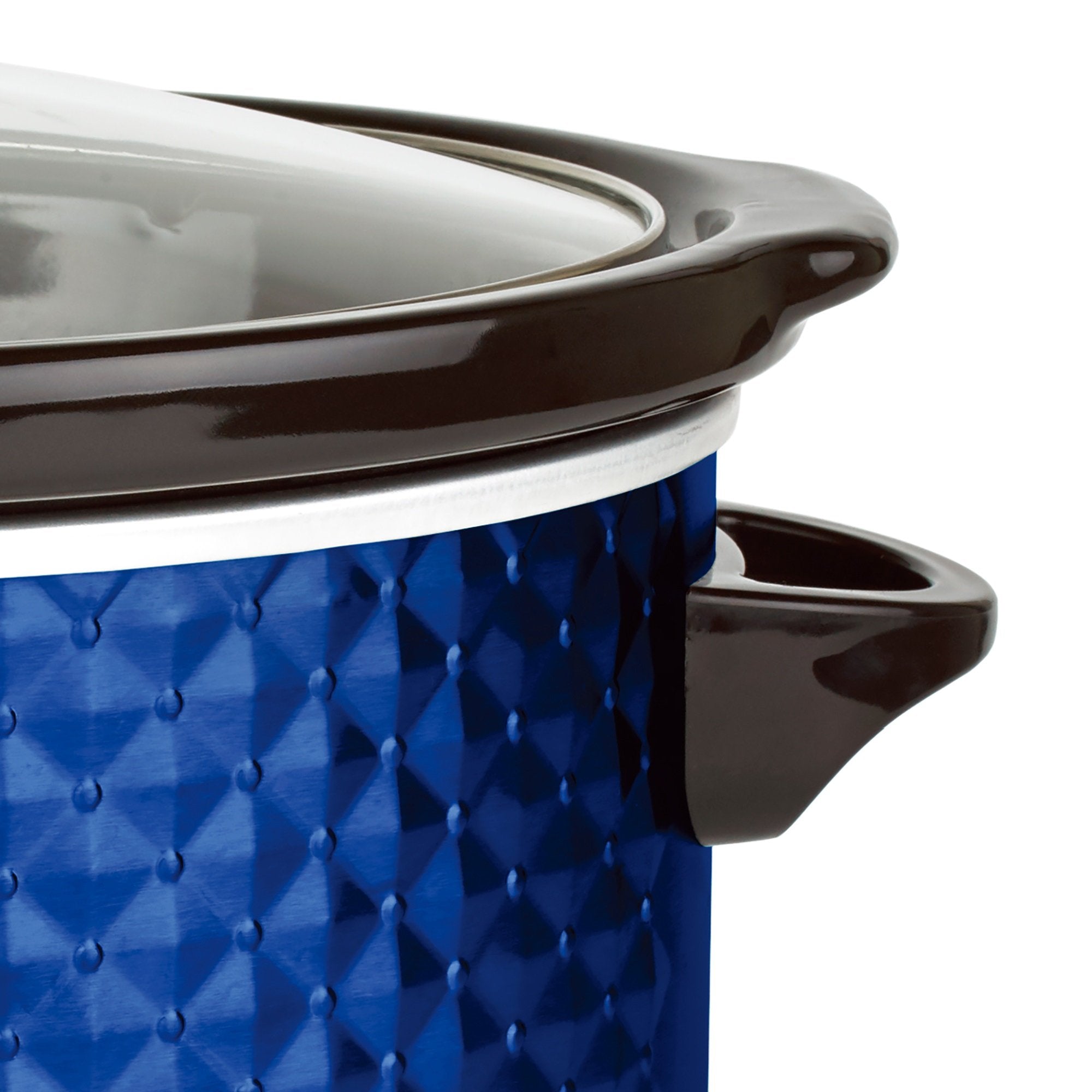 Brentwood SC-157N Slow Cooker, 7 quarts, Navy Blue