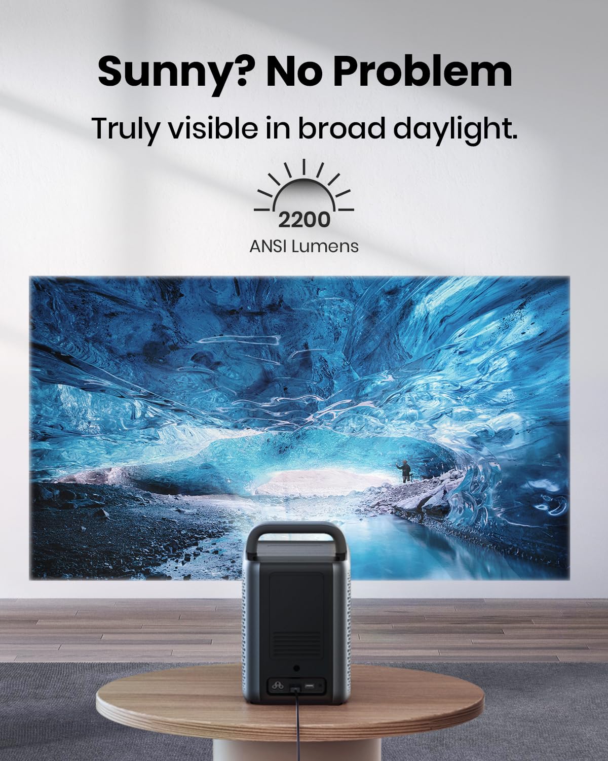 Nebula By Anker Cosmos Laser 4K Projector(Upgraded), 2200 Ansi Lumens, Android Tv 10.0 With Dongle, Autofocus, Auto Keystone Cor