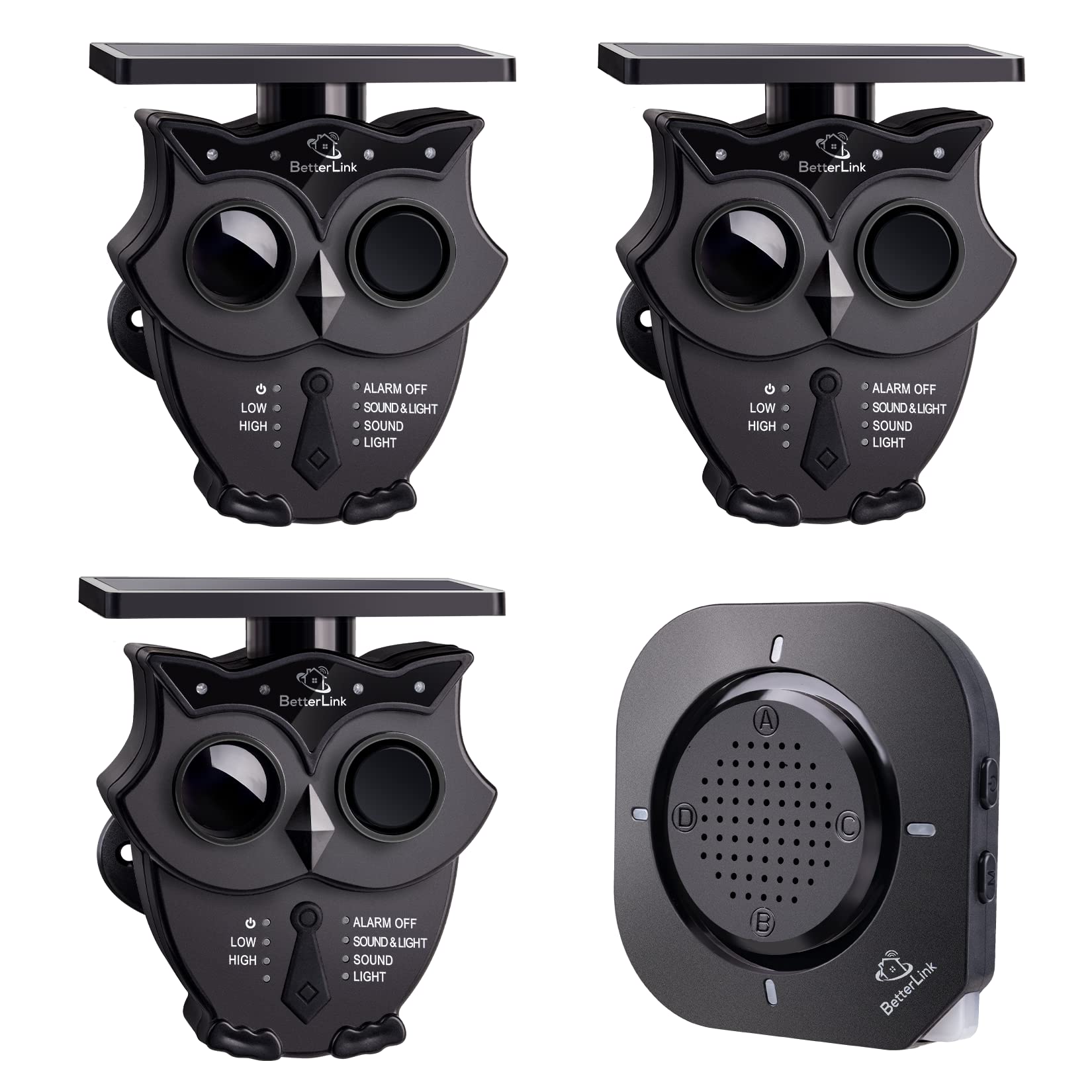 1/2 Mile Long Range Solar Wireless Driveway Alarm System Ip65 Weatherproof Outdoor Motion Detectors&Sensor 120Db Siren Sound Light Security Alert System Monitor&Protect Outdoor/Indoor Property(1R3S)