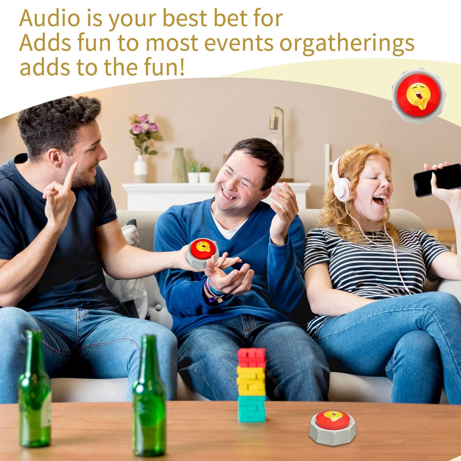 Ribosy Applause Button   Button Applauds When Pressed   Add Extra Fun To Your Life