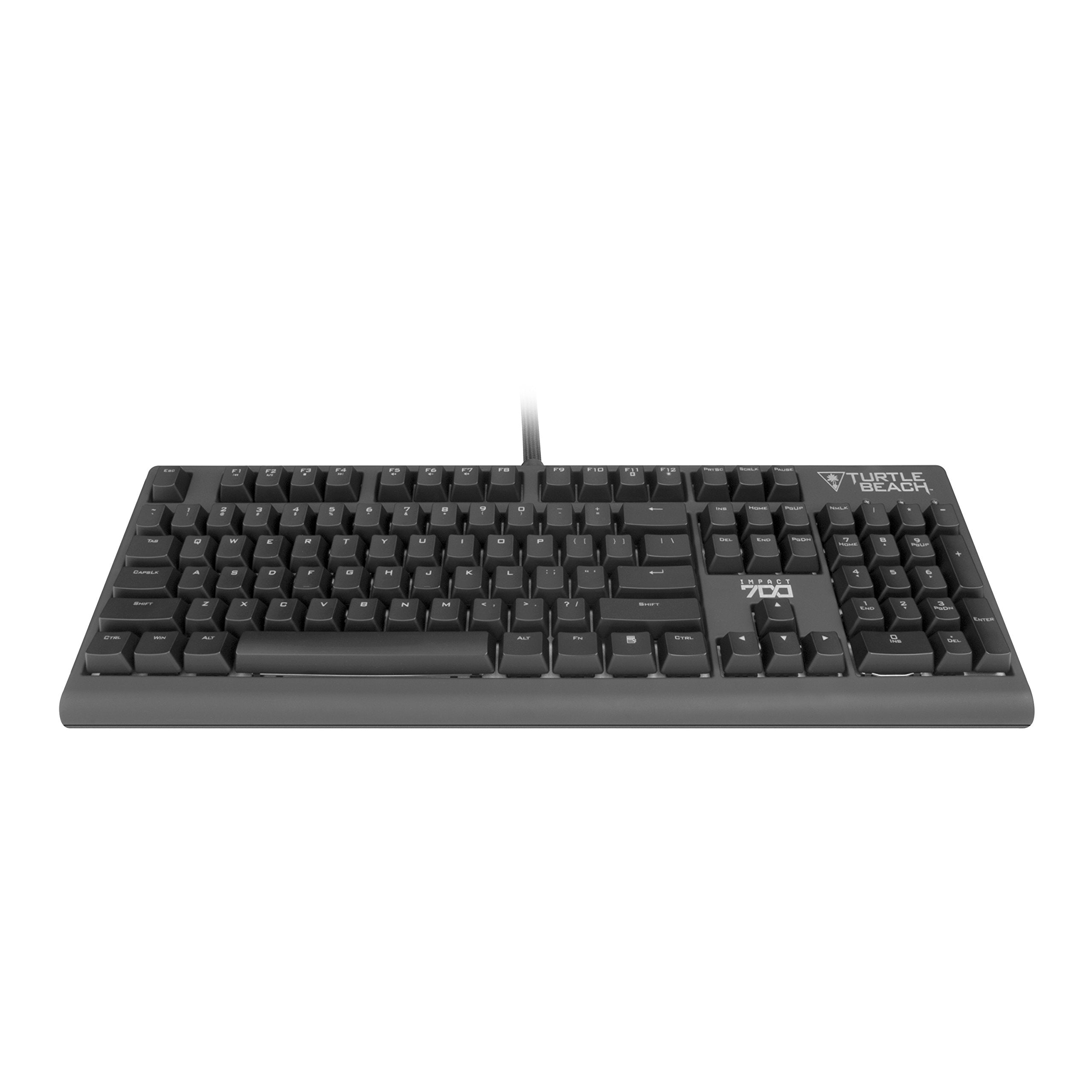 Turtle Beach Impact 700 Premium Backlit Mechanical Gaming Keyboard Featuring Cherry Brown Switches For Pc And Mac