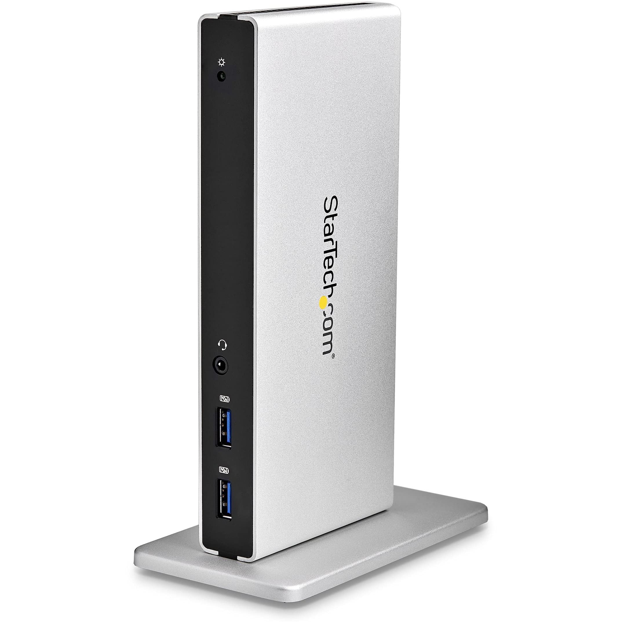 Startech.Com Dual Monitor Usb 3.0 Docking Station W/ Dvi To Vga & Hdmi Adapters, 5X Usb 3.0 & Audio   Vertical Dvi Dock For Mac