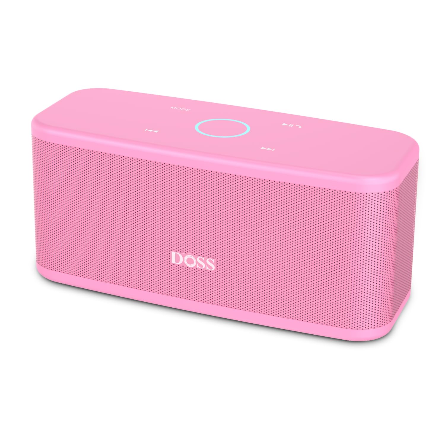 Doss Soundbox Plus Portable Bluetooth Speaker With Hd Sound And Deep Bass, Wireless Stereo Pairing, Built In Mic, 20H Playtime, For Home, Outdoor, Travel   Pink