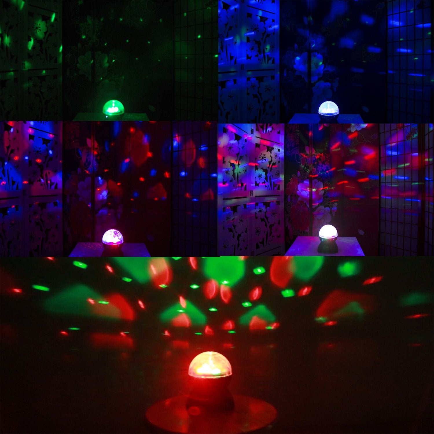 Htrise Disco Ball Home Party Light Show Speaker