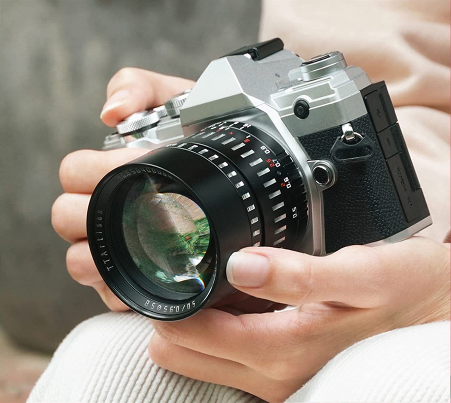 Ttartisan 50Mm F0.95 Lens Aps C Large Aperture Manual Focus Lenses For Fujifilm X Mount Cameras X T1 X T2 X T3 X T4 X T5 X T10 X T20 X T100 X T200 Xpro1 X S10