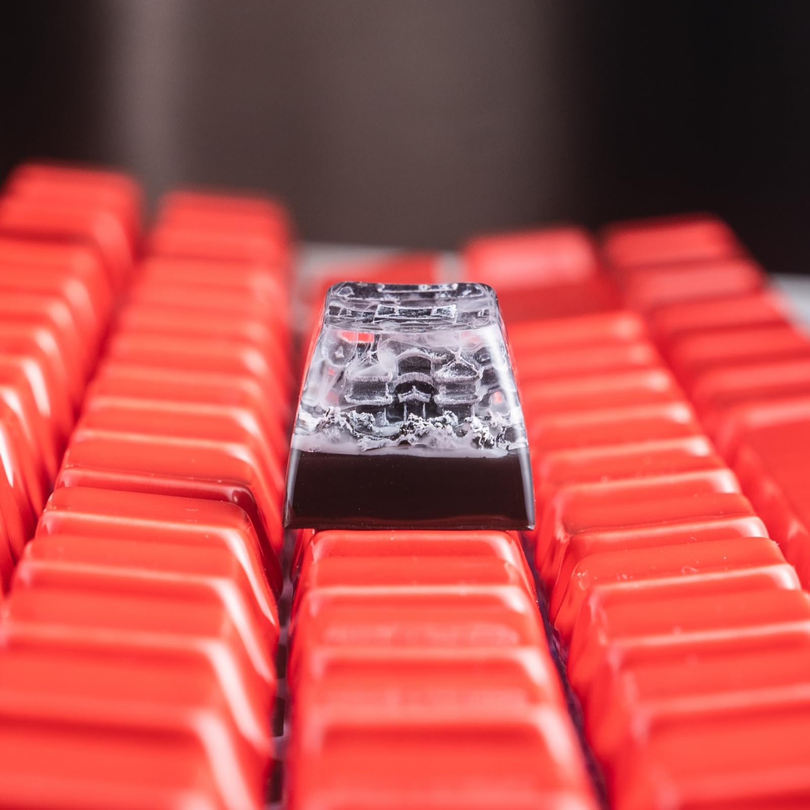 Redqin Artisn Keycap Custom Keycaps Black Samurai Japanese Dojo Handmade Resin Escape Artisan Keycaps For Mechanical Keyboard Ke