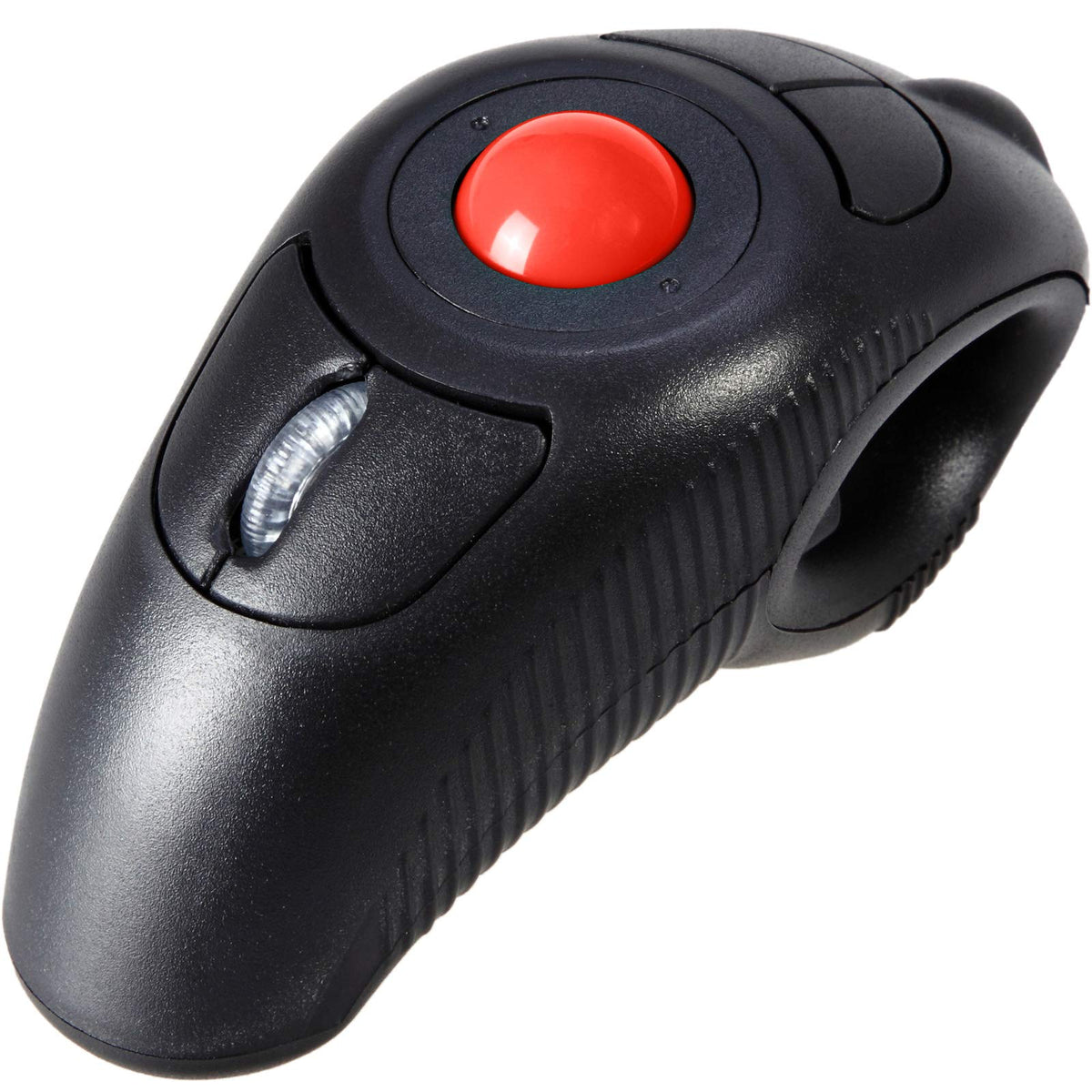 Eigiis 2.4G Ergonomic Trackball Finger Handheld Usb Wireless Mouse For Pc Laptop Mac Left And Right Handed User (Black Wireless 