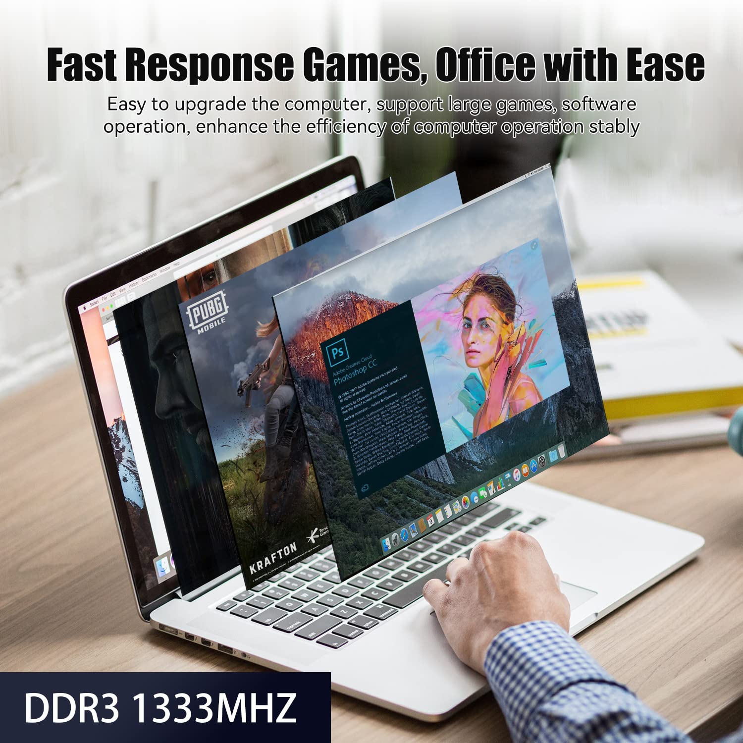 Duomeiqi Pc3 10600 Ddr3 Ram 8Gb (2 X 4Gb) 1333Mhz Ddr3 Sdram 2Rx8 Pc3 10600S Sodimm Pc3 10600 Ddr3 1333 Pc3 10600S 204 Pin Cl9 1