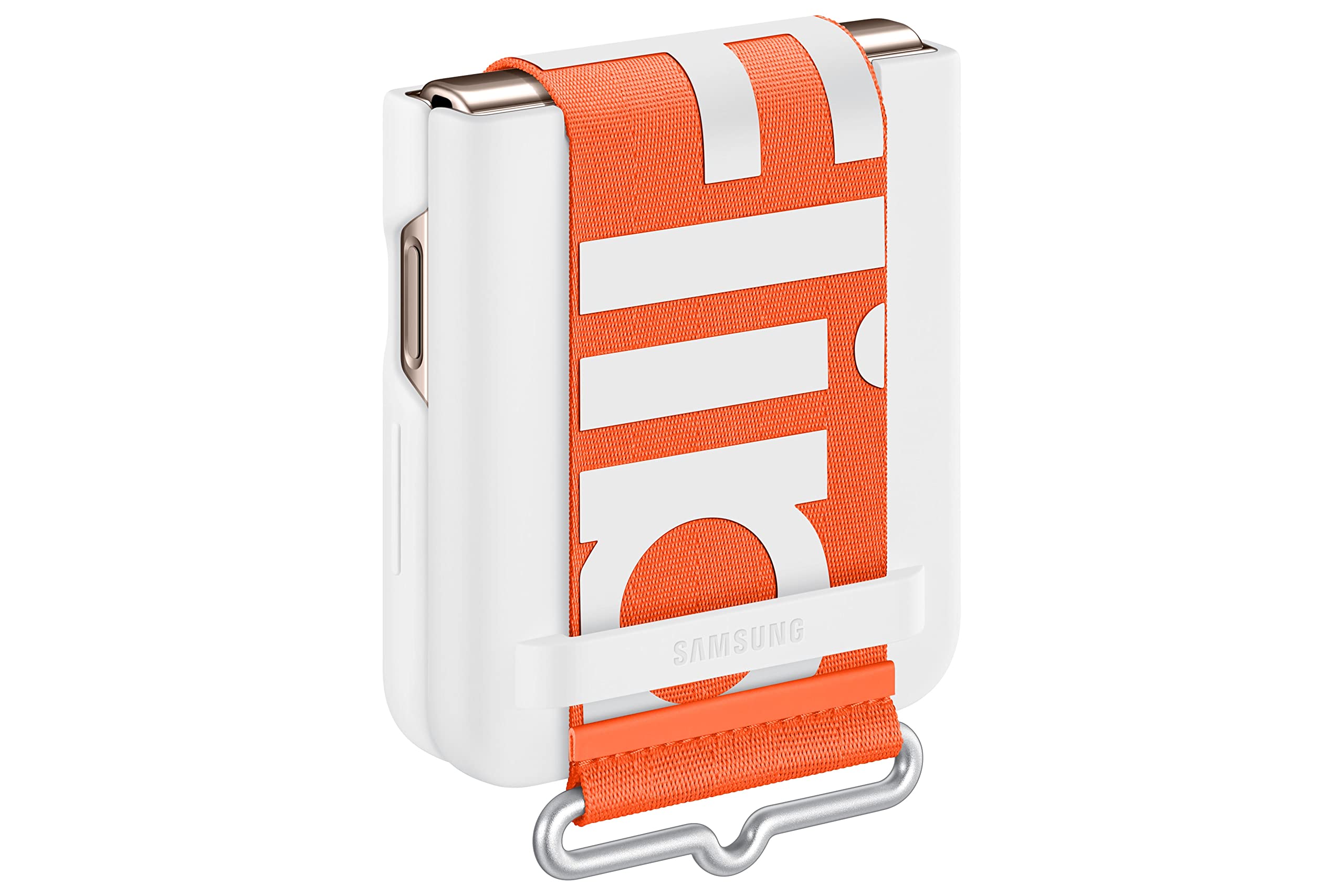 Samsung Galaxy Z Flip 4 Silicone Strap Cover, Protective Phone Case With Finger Grip, Matte Finish, Soft Surface, Handheld Desig