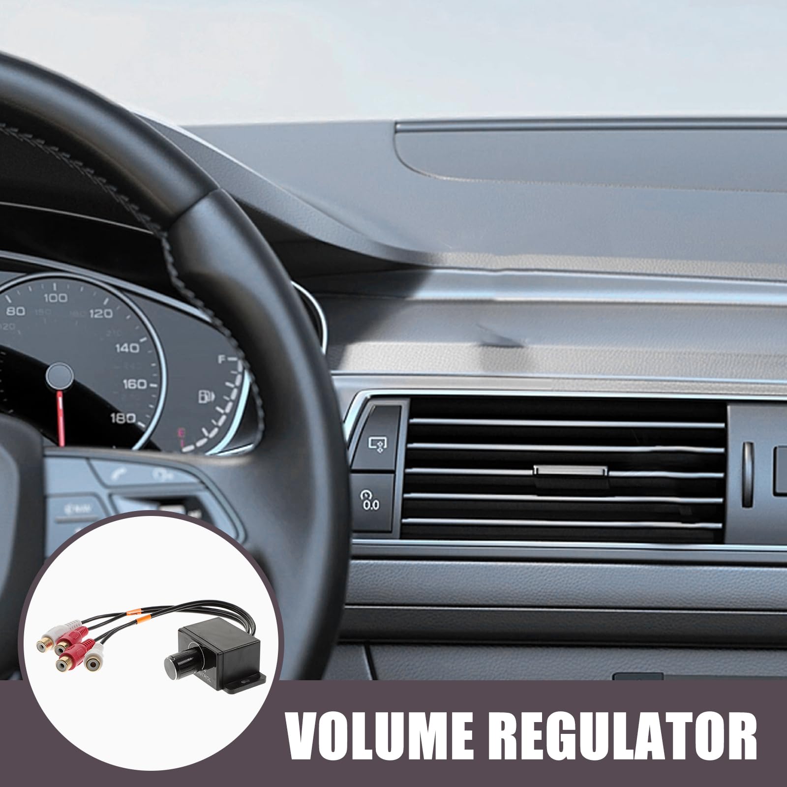 Vanzack Bass Amp Universal Car Rca Remote Amplifier Level Controller Car Audio Amplifier Gian Level Bass Boost Audio Volume Cont