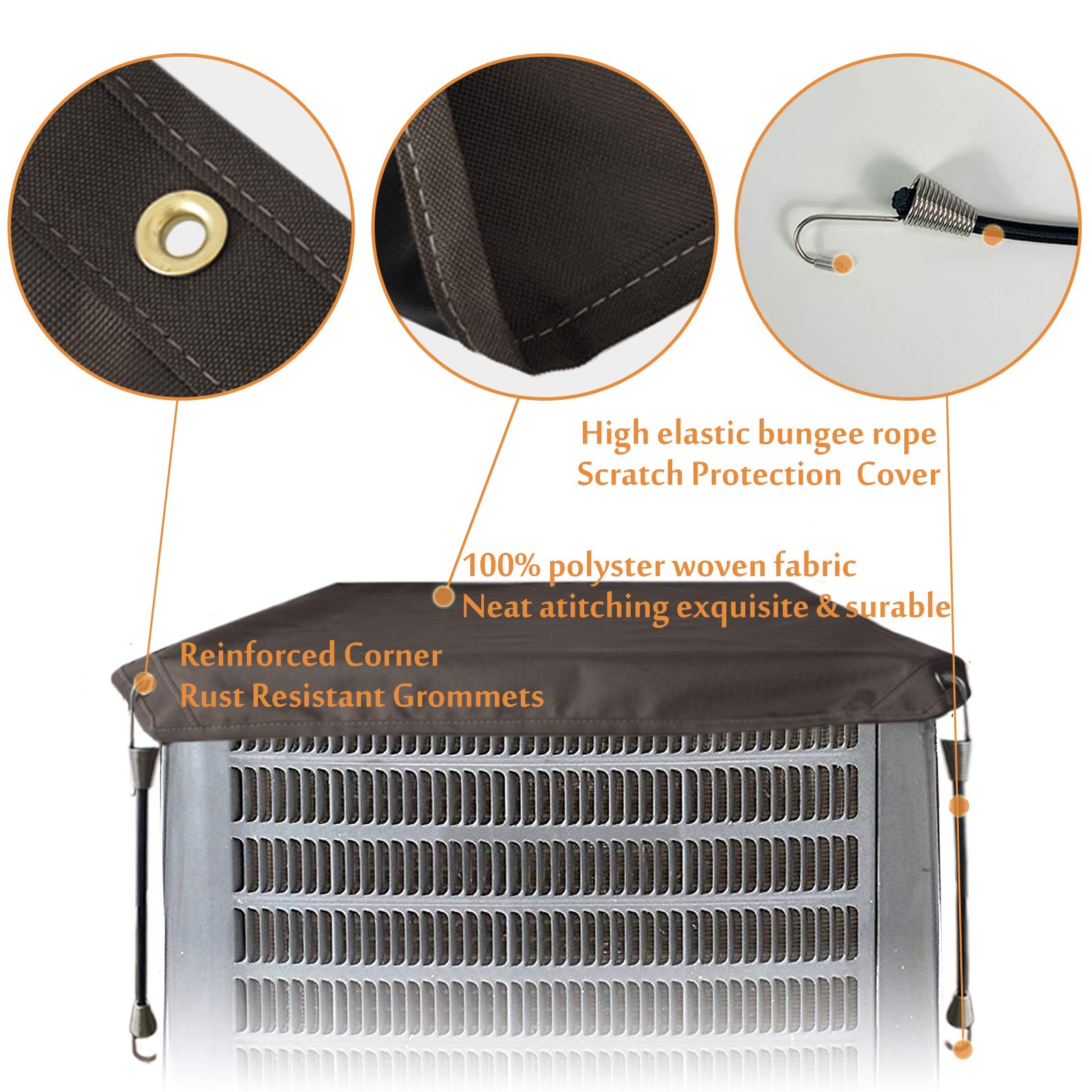 Foozet Winter Top Air Conditioner Cover For Outside Ac Unit, 32 X 32 Inches