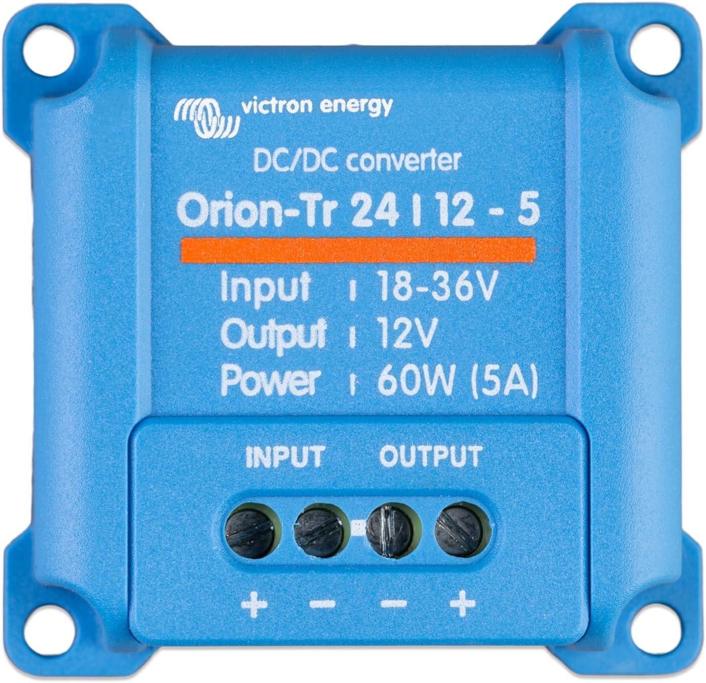 Victron Energy Orion Tr Dc To Dc Converter   24/12 Volt 5 Amp 60 Watt   Ip43 Protected   For Dual Battery Systems   Non Isolated