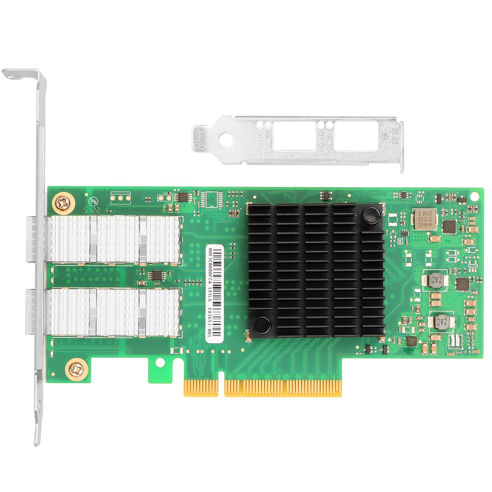 Vogzone 25Gbe Nic Network Card For Vg Mcx4121A Acat With Mellanox Connectx 4 Lx Chipset Ethernet Server Adapter Pcie 3.0 X8 2*Sf