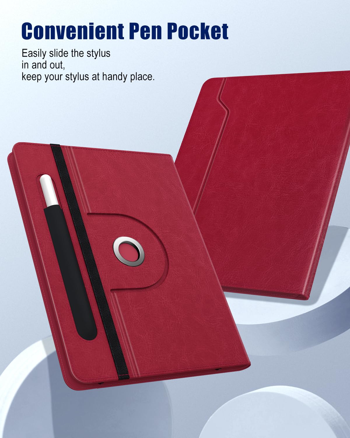 Timovo Universal Case For 9 11 Inch Tablet, 360 Degree Rotating Stand Protective Cover With Pen Pocket For 9 10 10.1 Inch Androi