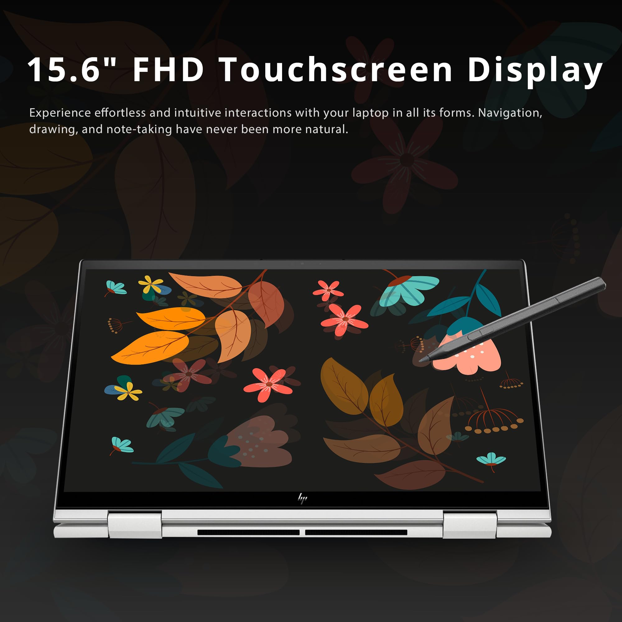 Hp Envy X360 2 In 1 15.6    Fhd Touchscreen Laptop, Intel Core I7 1260P, 64Gb Ram, 2Tb Pcie Ssd, Backlit Kb, Hd Webcam, Intel Ir