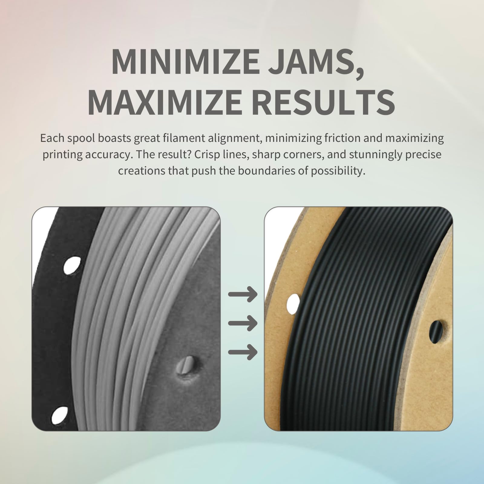 Overture Easy Pla 1.75Mm 3D Printer Filament, 6Kg Pla Cardboard Spool (13.2Lbs), Dimensional Accuracy +/- 0.02Mm, Fit Most Fdm P