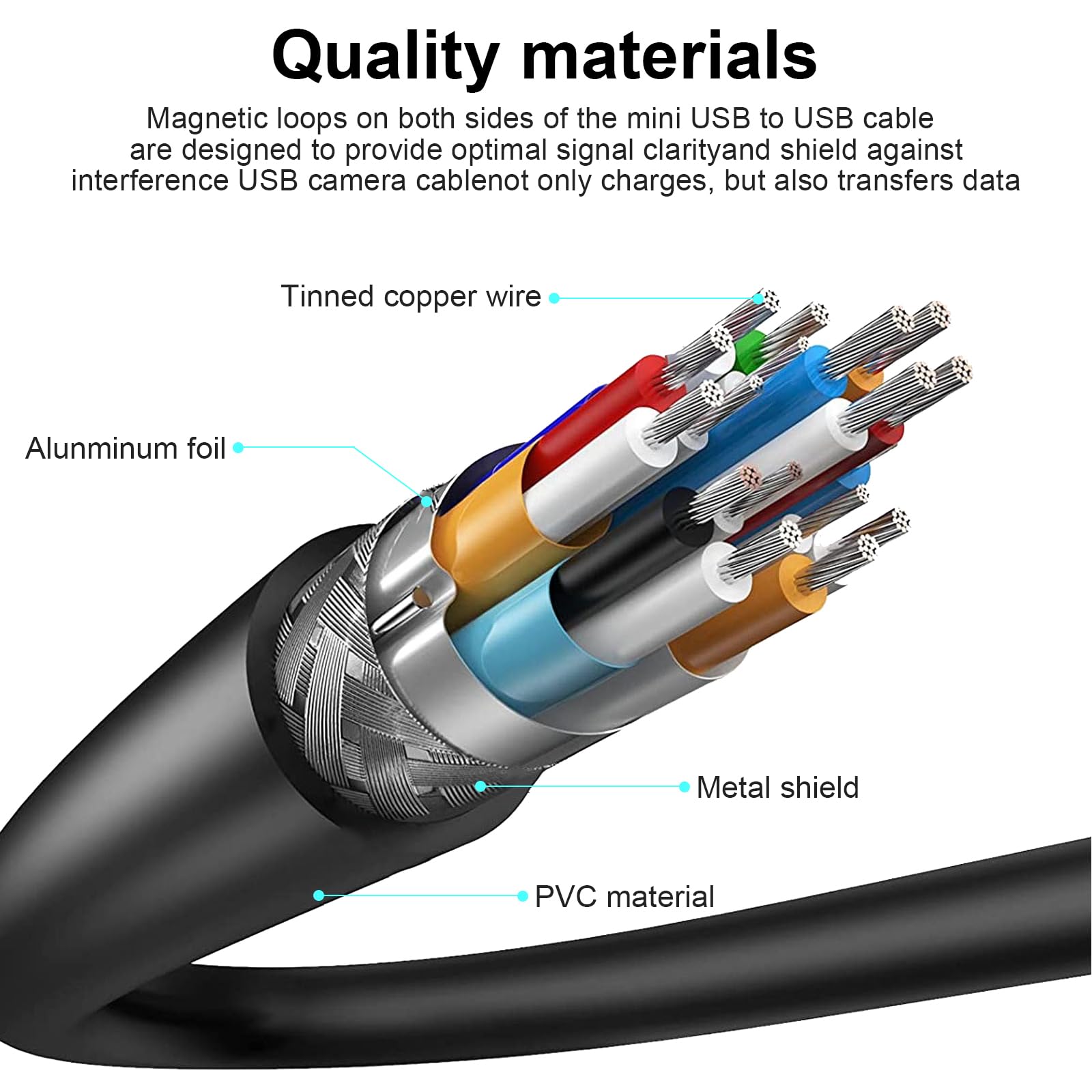 Gneinour Uc E6 Usb Cable For Nikon Coolpix S4000 S3700 S6500 S3500 S6600 S6300, P100 P530, Compatible With Nikon Digital Slr Dsl