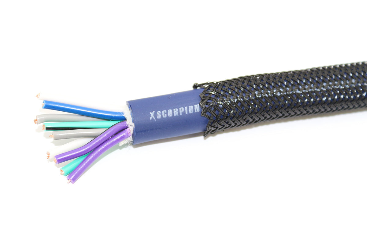 Xscorpion (Et38.1Bk) Black 100' Expandable Sleeving Tube