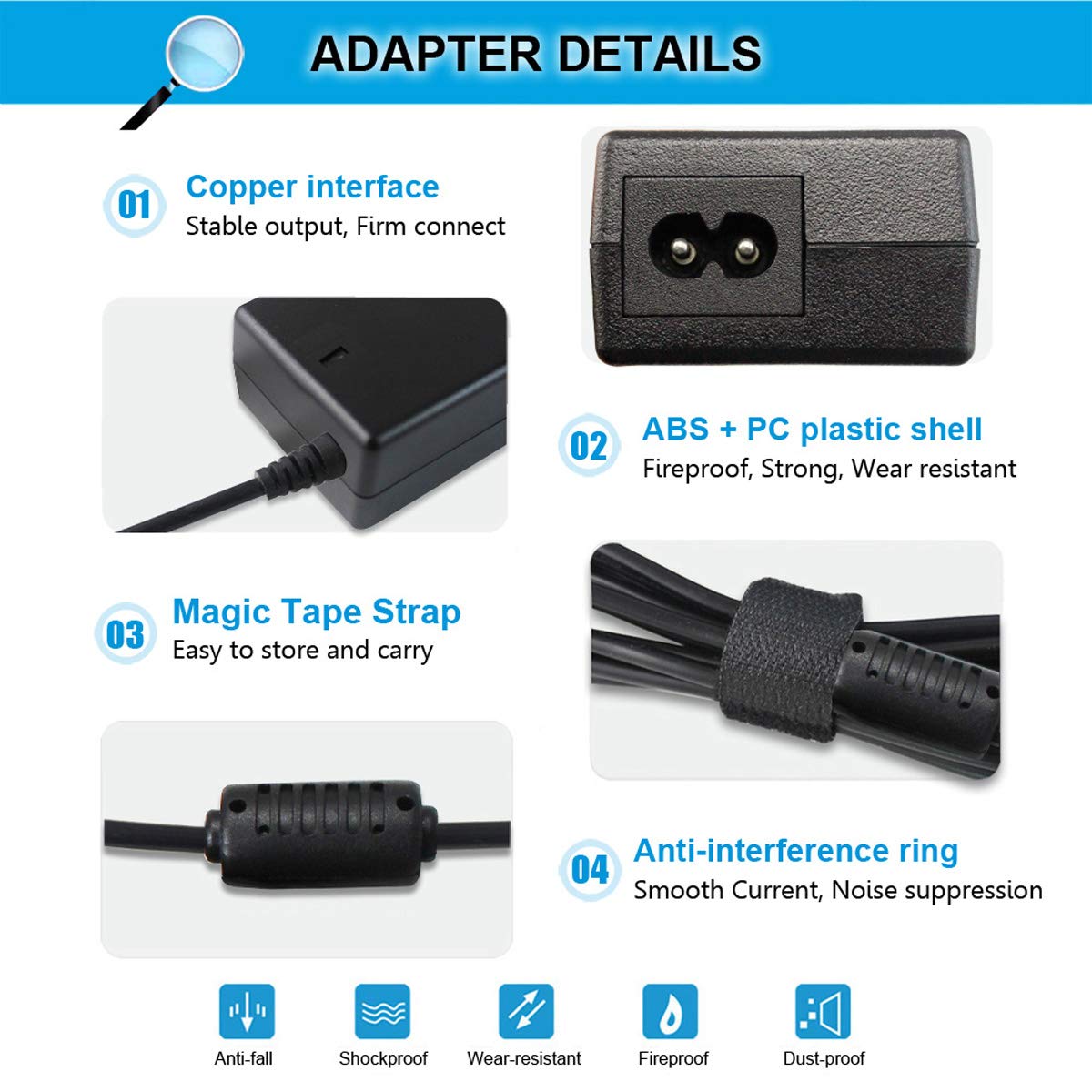 90W 19.5V 4.7A Ac Charger Compatible With Sony Vaio Vgp-Ac19V37 Vgp-Ac19V10 Vgp-Ac19V12 Vgp-Ac19V19 Vgp-Ac19V20 Vgp-Ac19V67 Vgp-