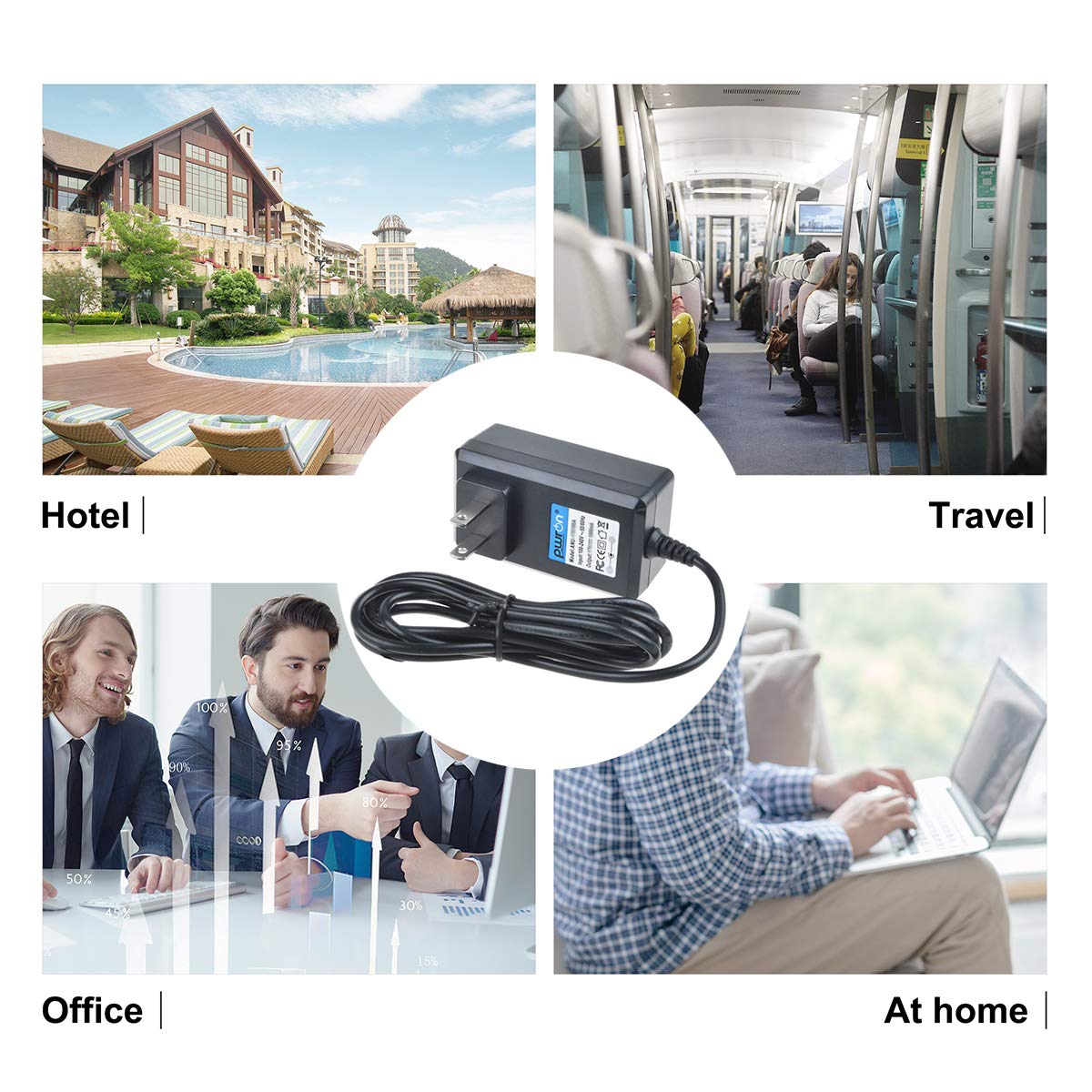 Pwron 6.6 Ft 12V Ac Adapter For Arris Surfboard Cable Modem Sb6121 Sb6141 Sb6120 Sb6180 Sb6183 Sb5120 Sb5100 Sb5101& 2210 02 Dsl Modem