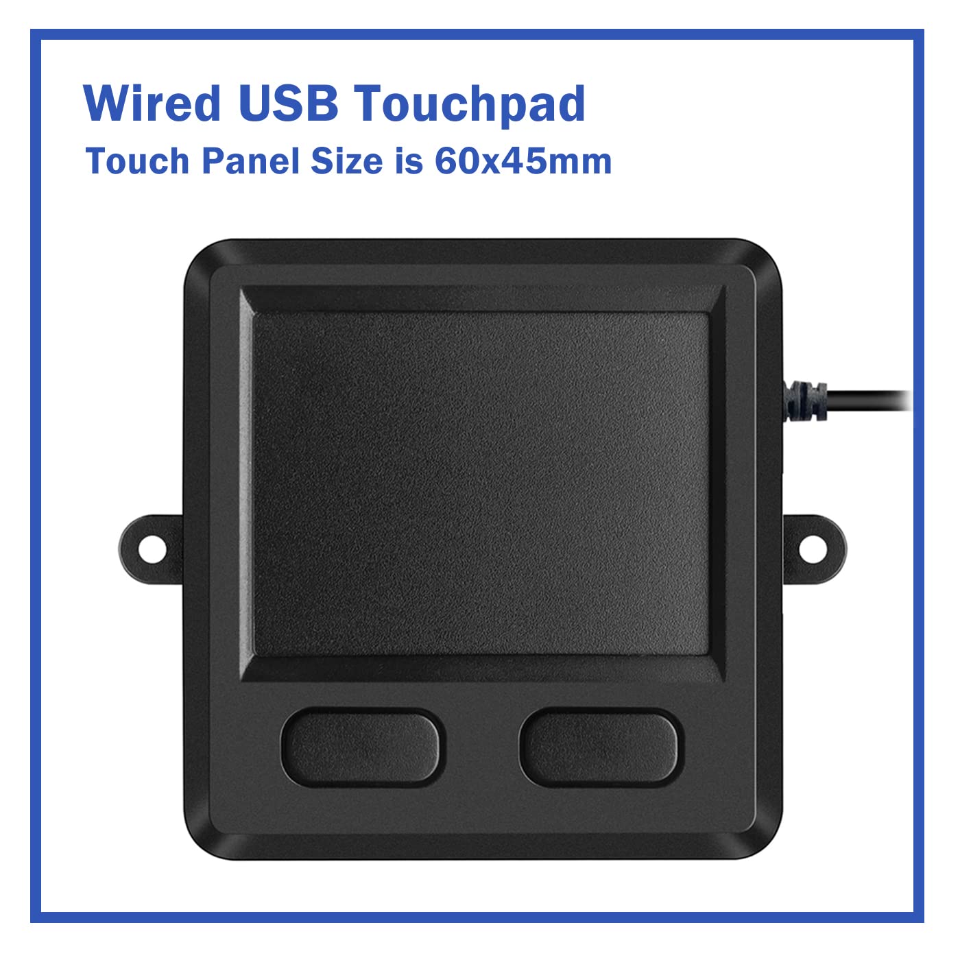 Mcsaite Wired Usb Touchpad, Portable Trackpad Fit With Professional Or Industrial Use For Computer Laptop Mac Notebook