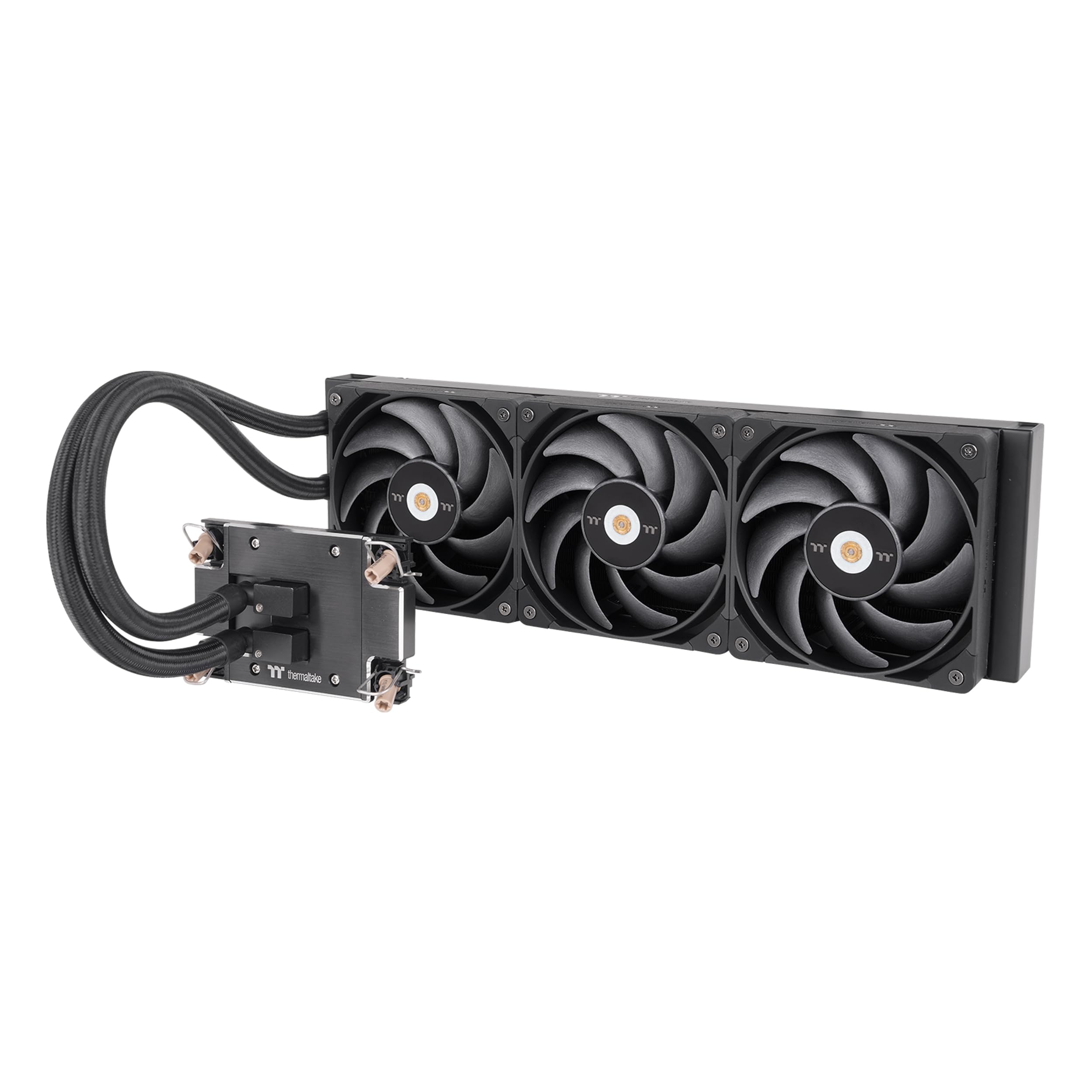 Thermaltake AW360 Liquid Cooler; Intel LGA 4677 - AMD sTR5/SP6; 360mm Radiator; 3x120mm 500~2000rpm PWM Toughfan Pro; Nickel-Pla