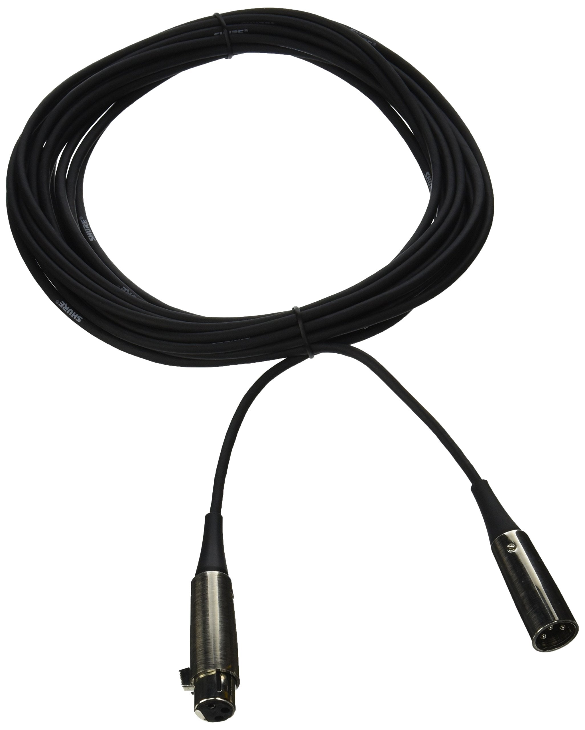 Shure C25F 25' Triple Flex Chrome Xlr Cable Connectors