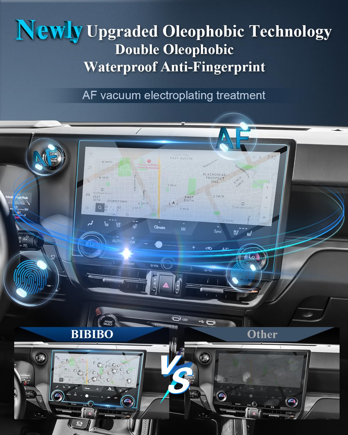 Bibibo For 2024 2025 Lexus Gx 550 Accessories Screen Protector 2024 2025 Lexus Gx 550 Premium/Luxury/ Overtrail 14' Display, 2024 2025 Lexus Gx 550 Tempered Glass Screen Protector [Anti Glare& Scratch Ultra Clear] 2024 Lexus Gx 550