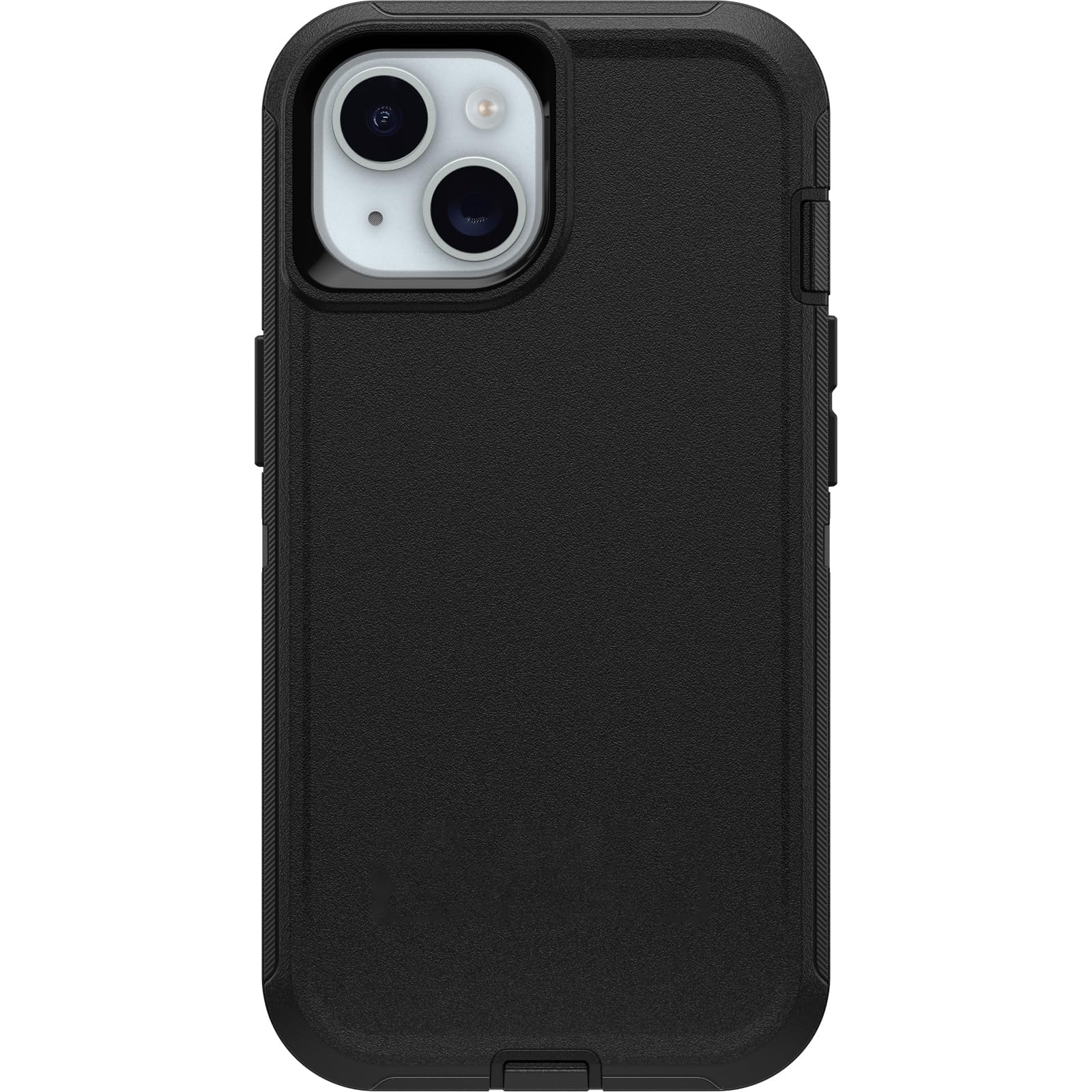 Iphone 15, Iphone 14, And Iphone 13 Defender Case - Black, Rugged & Durable, Includes Holster Clip Kickstand