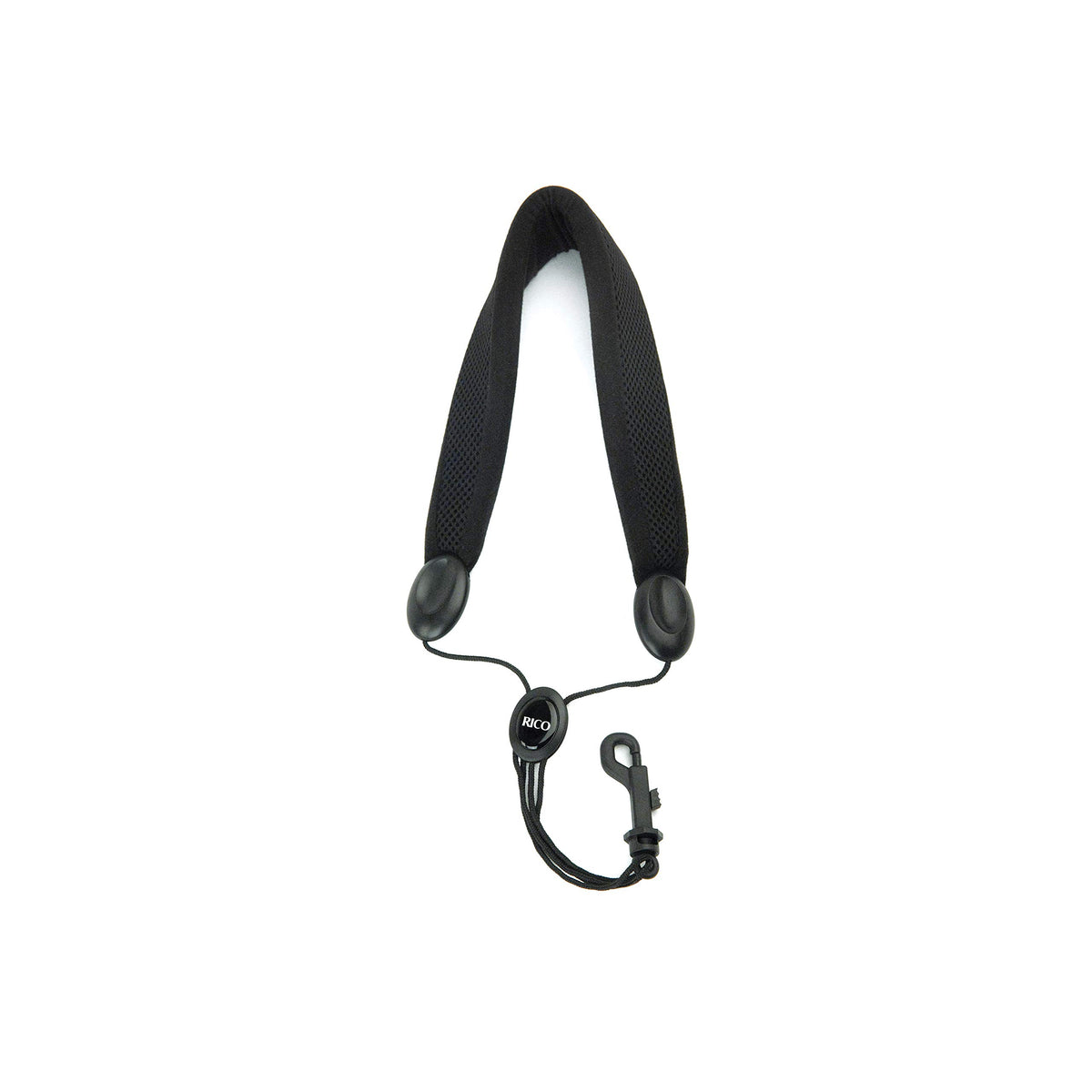 D'Addario D'Addario Saxophone Neck Strap   For Alto Saxophone & Soprano Saxophone   Padded Sax Neck Strap   Snap Hook,Black,Sja1