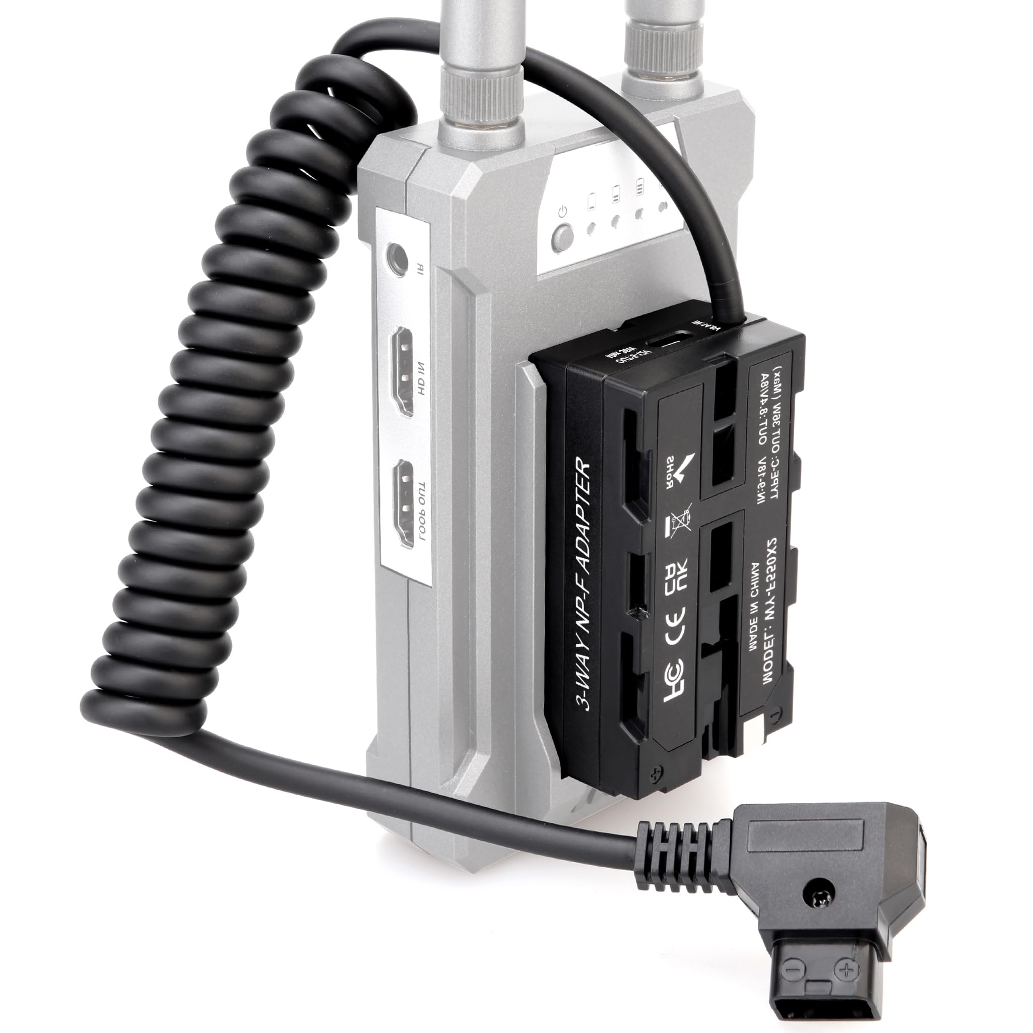 Kocackoo D Tap Ptap To Double Sided Np F550/970/570/770 Dummy Battery Power Adapter For Synchronous Fixed And Power Supply For M