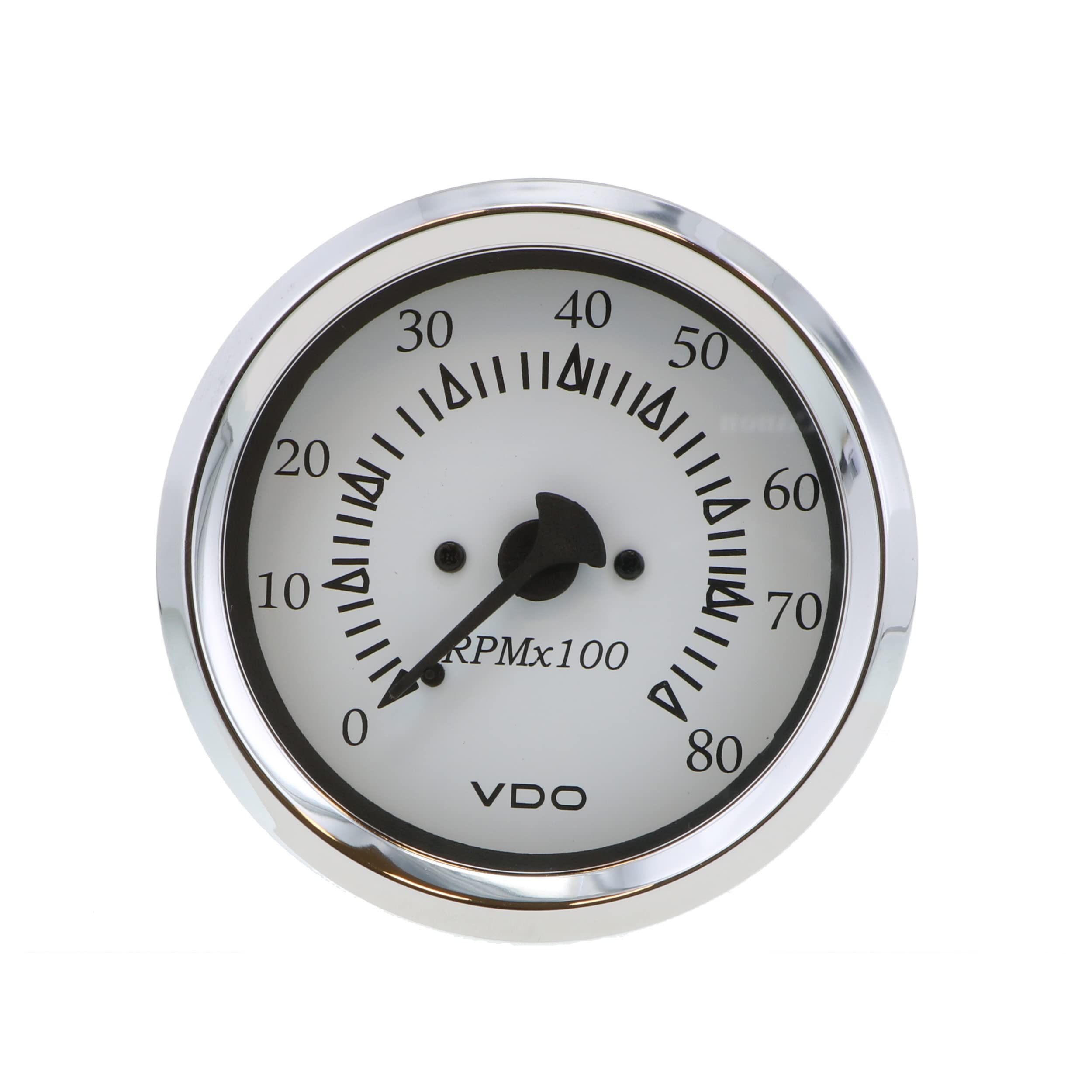 Vdo Cockpit Marine 85Mm (3-3/8'') Outboard Tachometer - White Dial/Chrome Bezel,WBEEAB0BN4G31SS