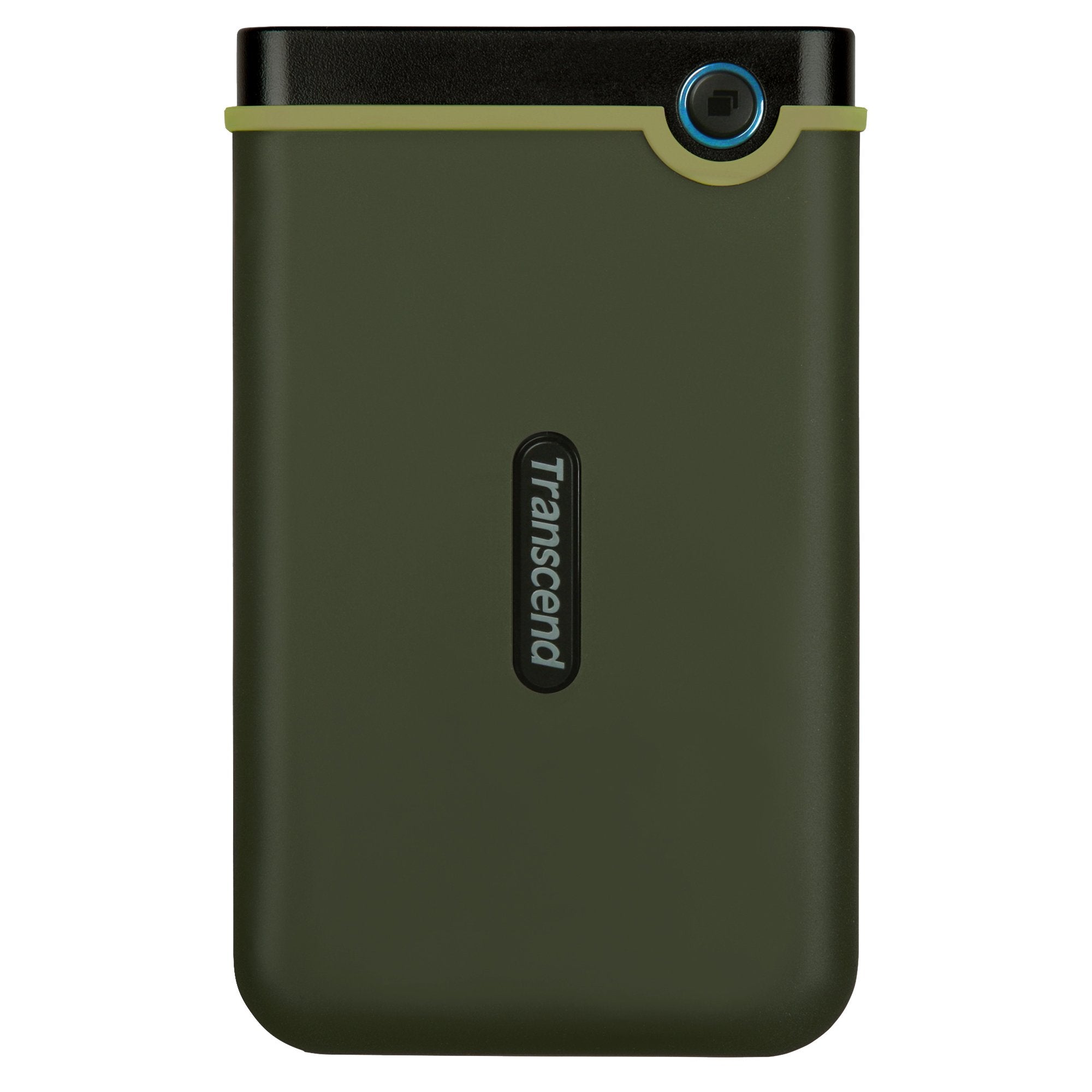 Transcend 2Tb Usb 3.1 Gen 1 Storejet 25M3G Sj25M3G Rugged External Hard Drive Ts2Tsj25M3G, Military Green