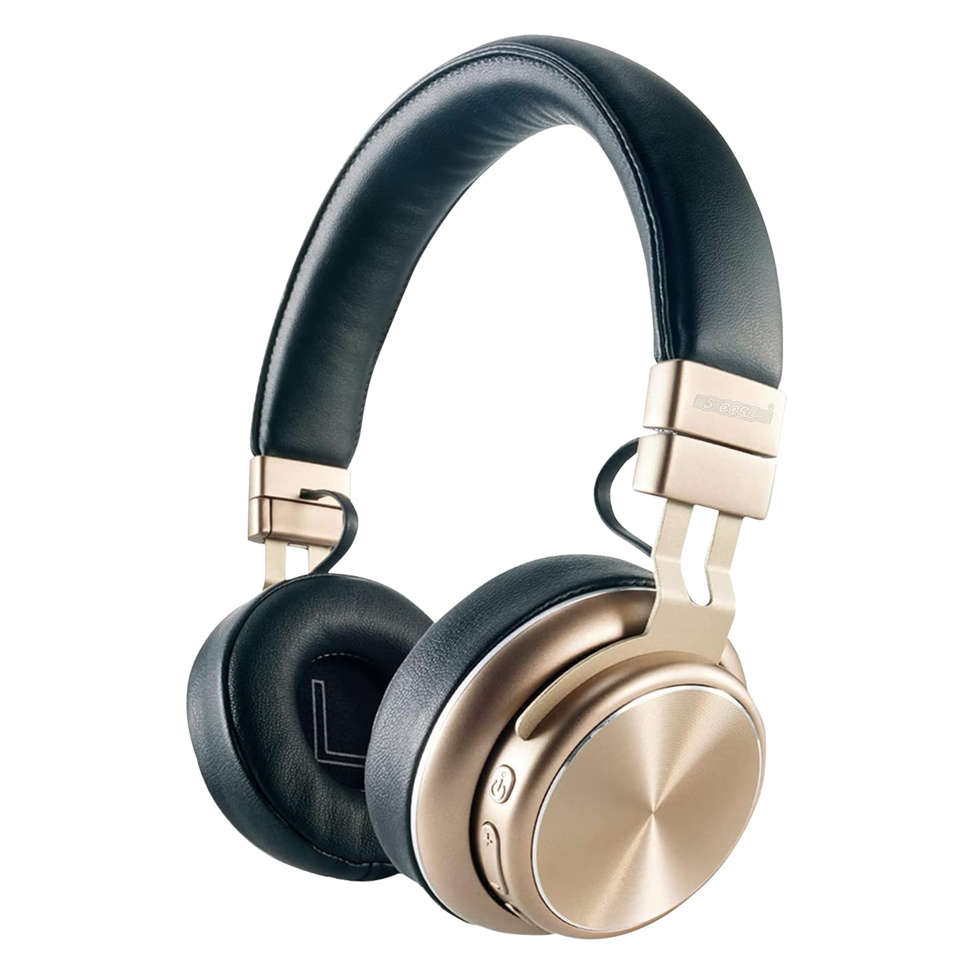 5 CORE Bluetooth Headphones Wireless Over Ear Noise Cancelling Headset Stereo Headphone with Padded Ear Cups + Adjustable Headba