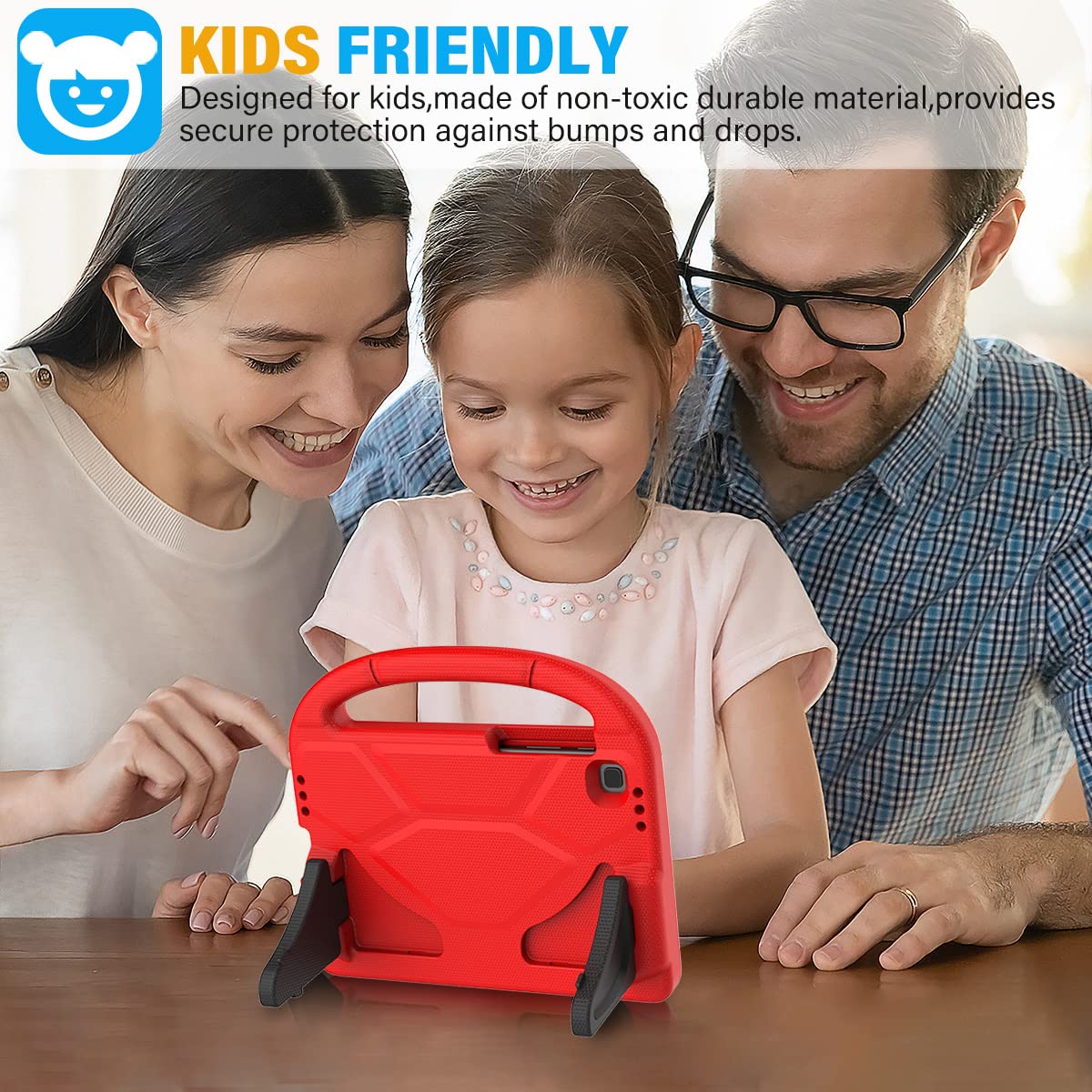 Suplik Kids Case For Samsung Galaxy Tab A7 Lite 8.7 Inch 2021(Sm T220/T225/T227),Built In With Screen Protector, Durable Shockpr