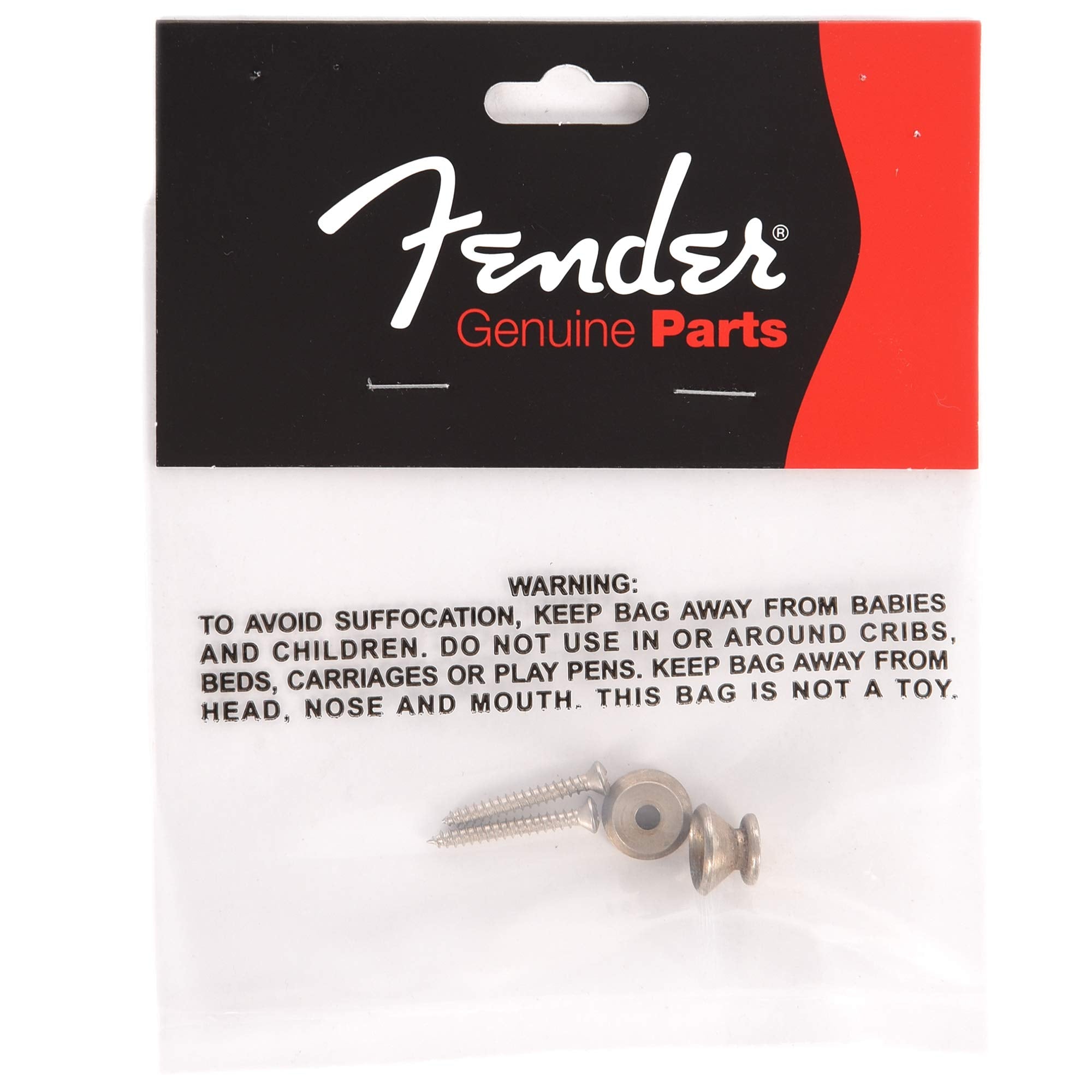 Fender Road Worn Electric Guitar Strap Buttons (set of 2)