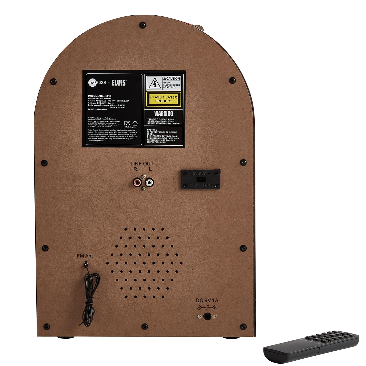 Arkrocket Athena Mini Jukebox/Tabletop Cd Player/Bluetooth Speaker/Radio/Usb And Sd Card Player With Retro Led Lighting System (