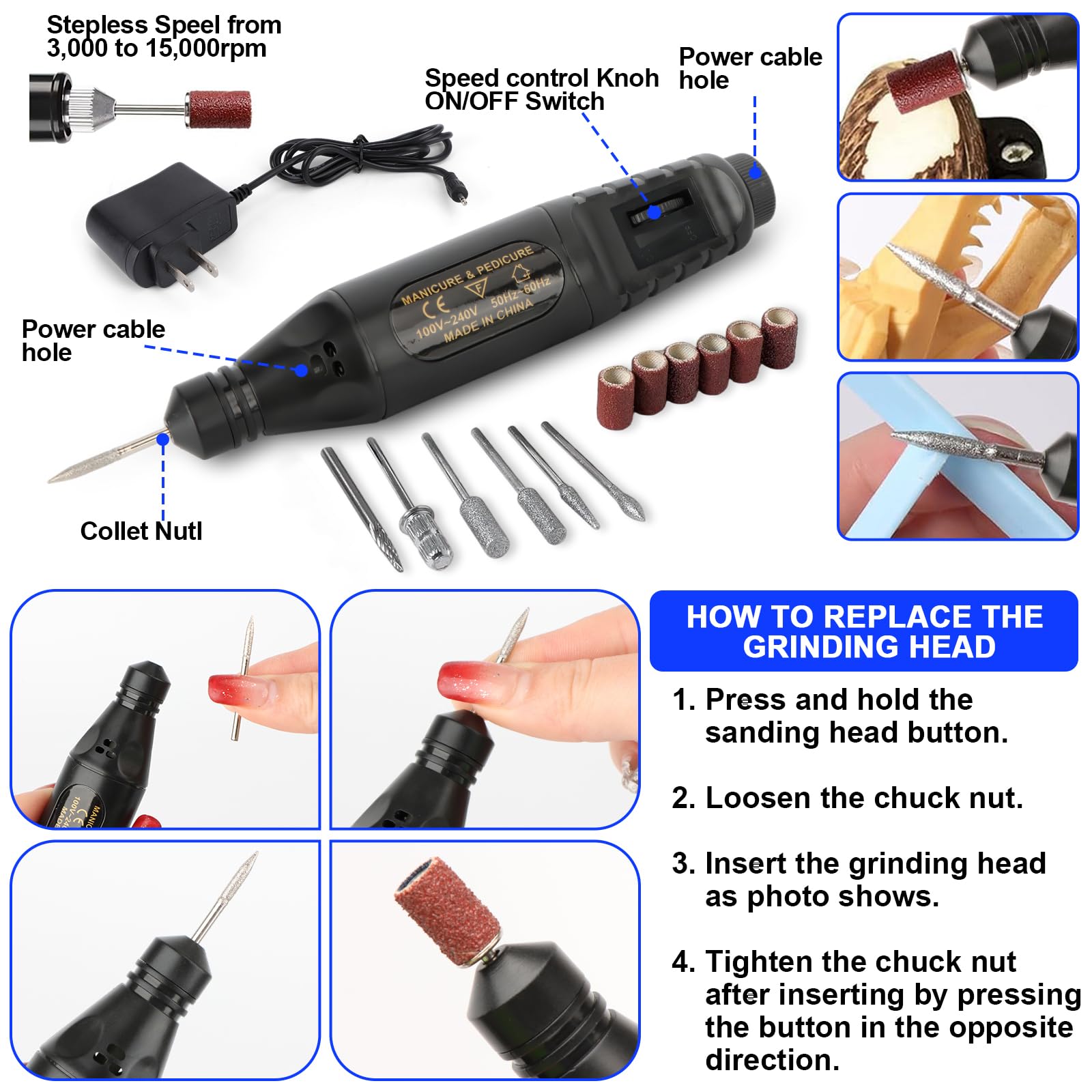 135Pcs 3D Printer Tools & Accessories Kit,3D Printing Tool Set With Tool Box,3D Printer Accessory Including Nozzle Cleaning Kit,