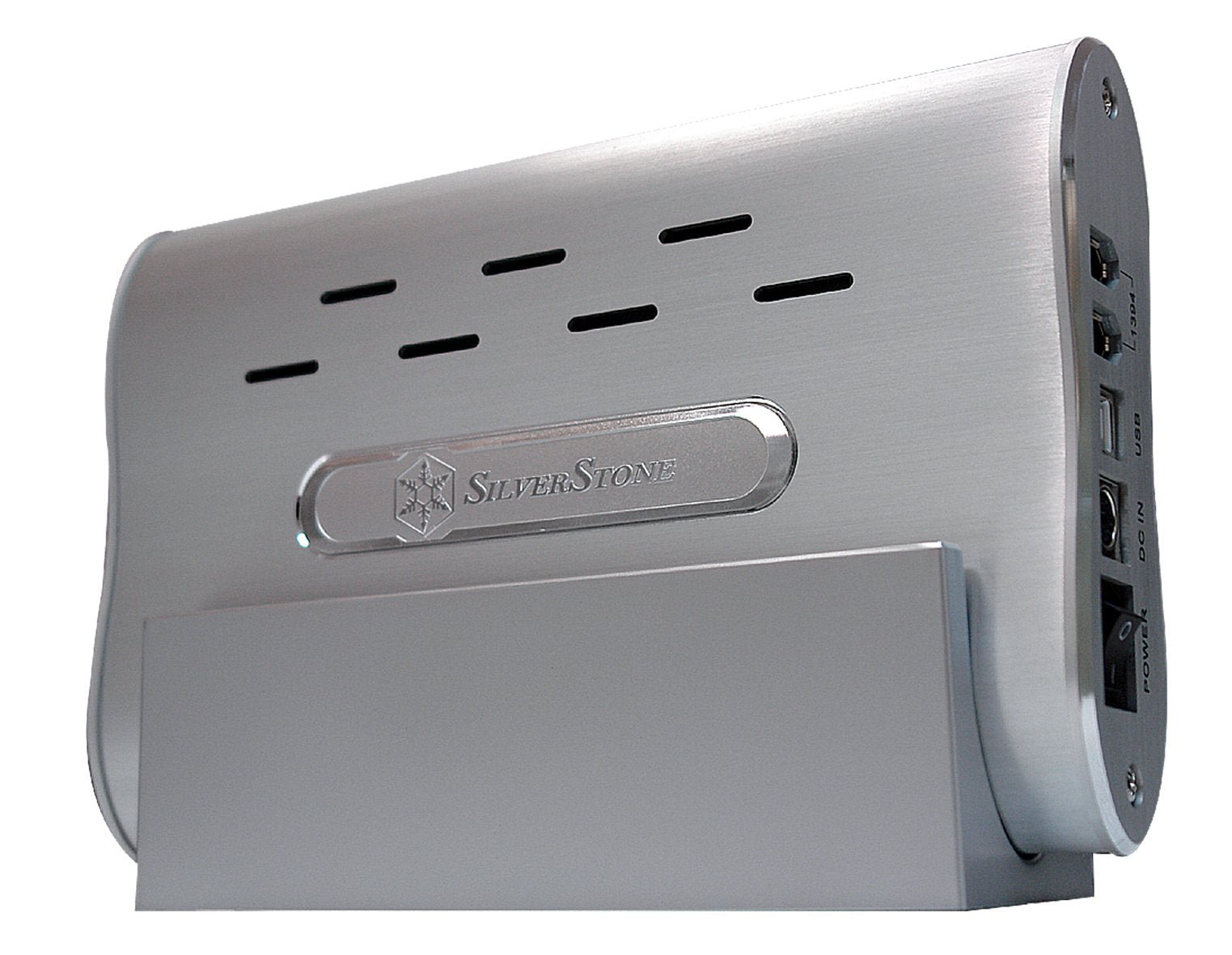 Silver,, Aluminum External 3.5'' Hdd Enclosure, One Usb + Tow Fire Wire (Ieee1394 )