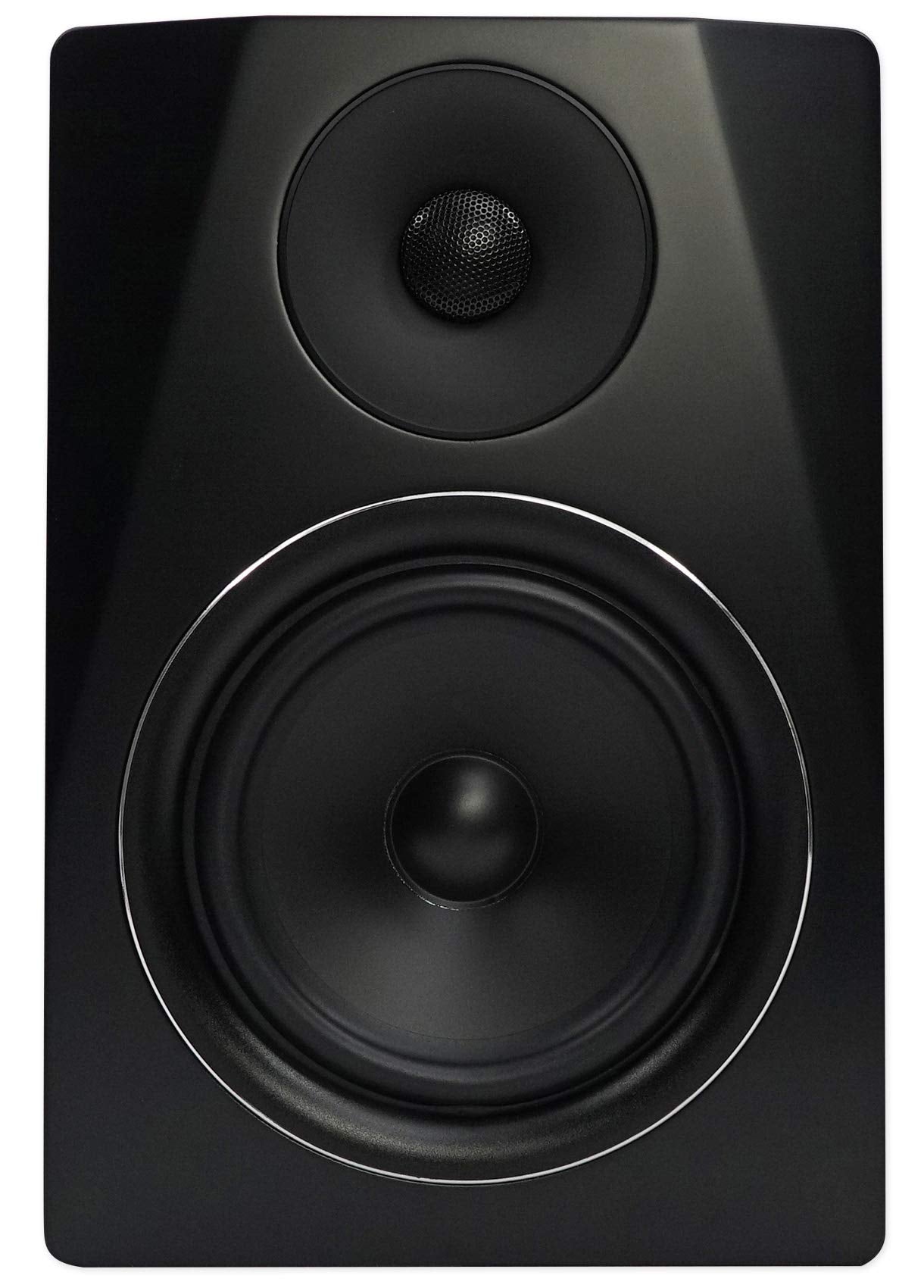 Rockville Apm6B Powered Usb Studio Monitor Speaker Pair In Black, 6.5'', 2 Way, 350W, Eq, Mdf Wood, Rca/Xlr, Perfect For Studios