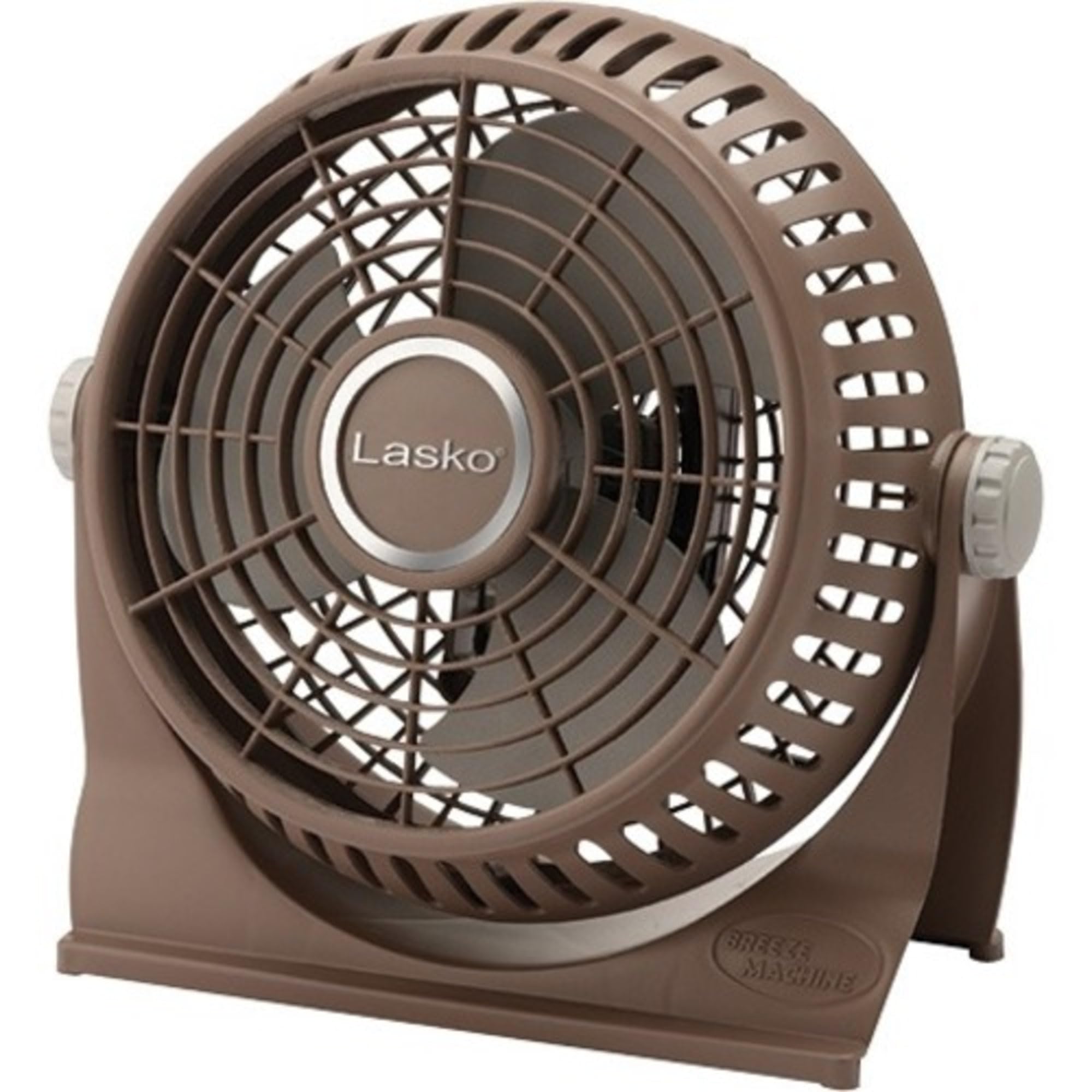 Lasko 505 Small Portable Electric Desk Fan 10-Inch Pivoting Head Bronze