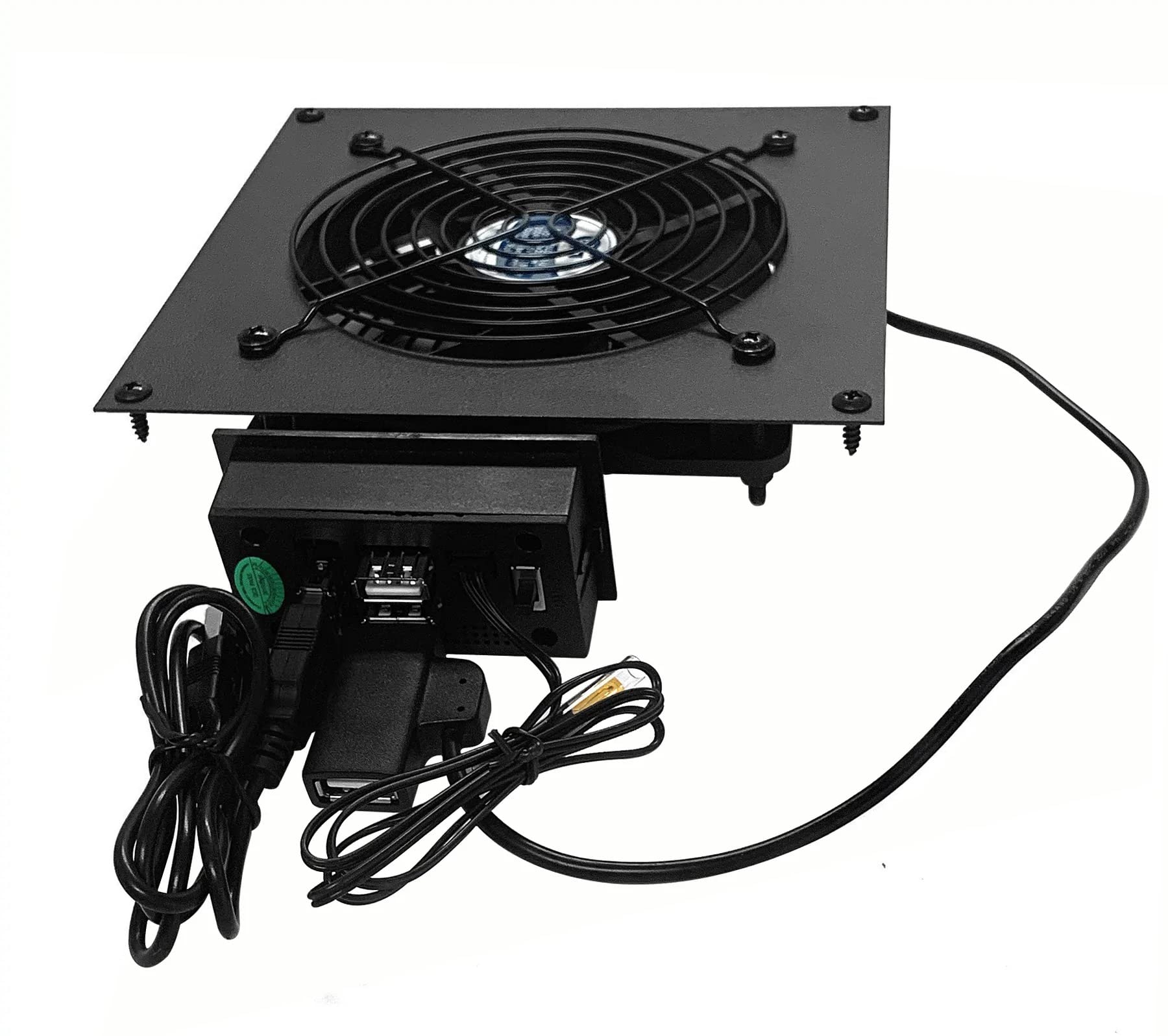 Coolerguys Single 120Mm Usb Fan With Bracket And Preset Thermostat