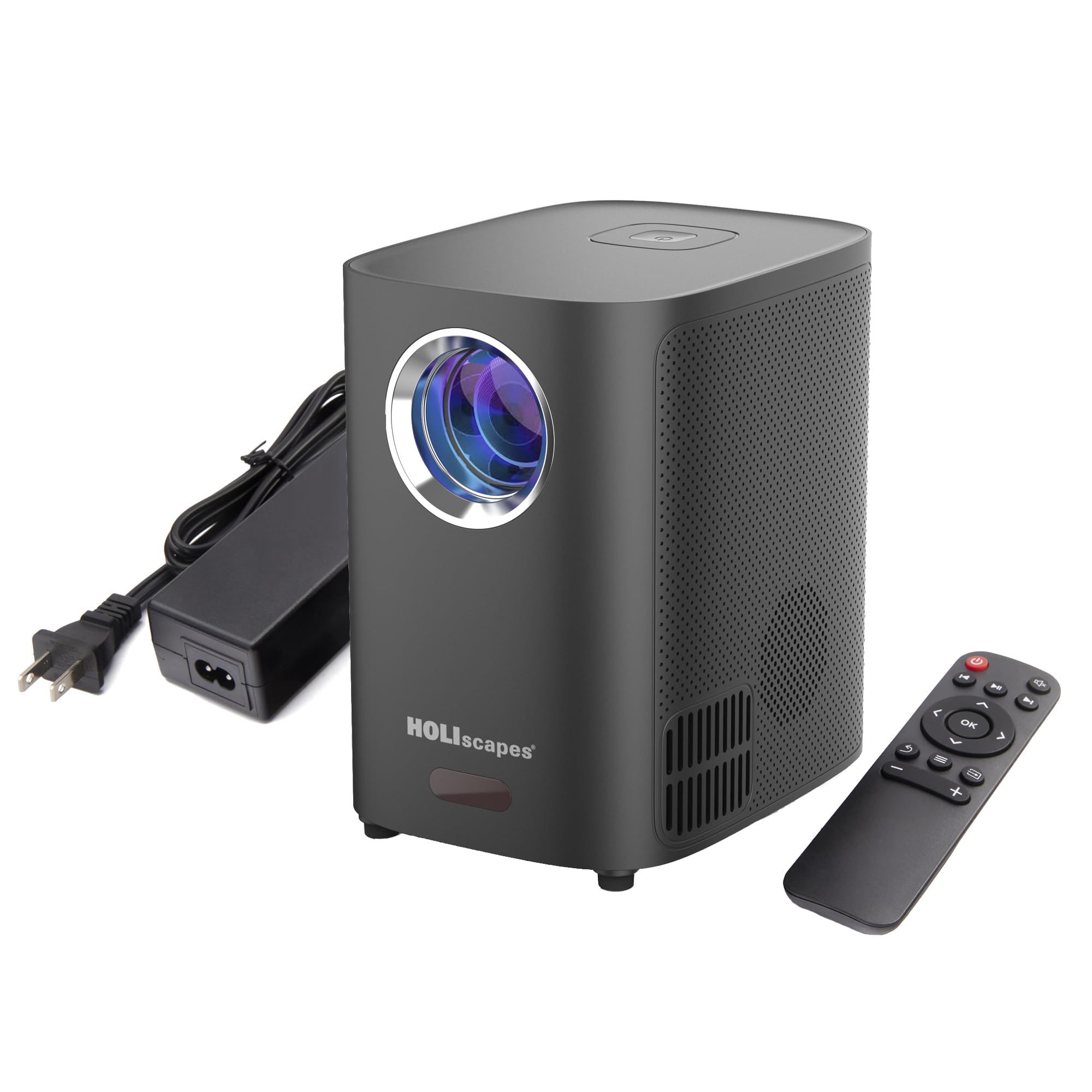 Reaper Brothers Halloween Digital Decoration Kit Includes 8 Atmosfx Video Effects For Halloween Plus Hd Super Bright Projector And 48� X 72� Holographic Projection Screen