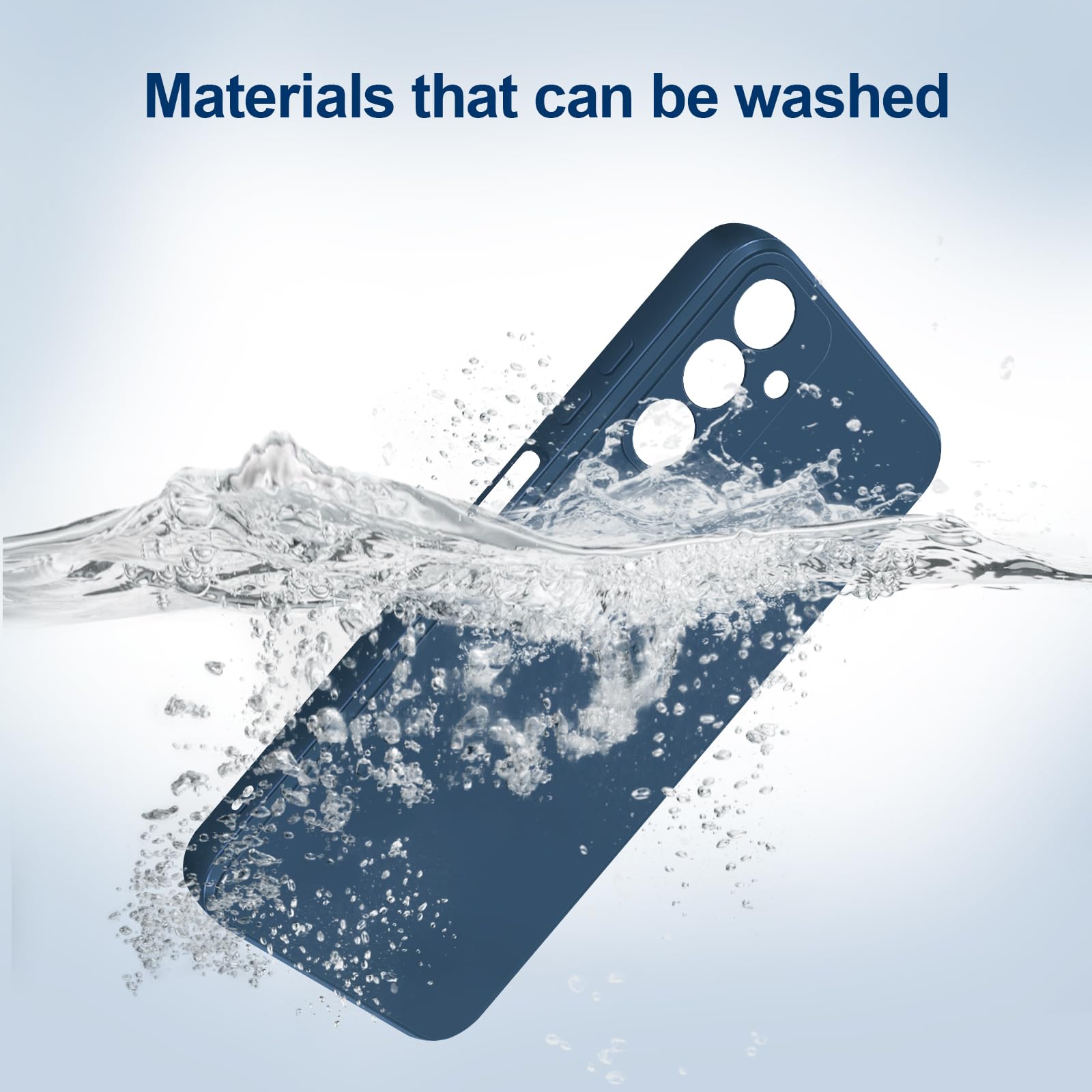 Giiyoon Silicone Case Compatible With Samsung Galaxy A15, Full Body Silky Soft Touch Phone Case With Camera Protection, Shockpro