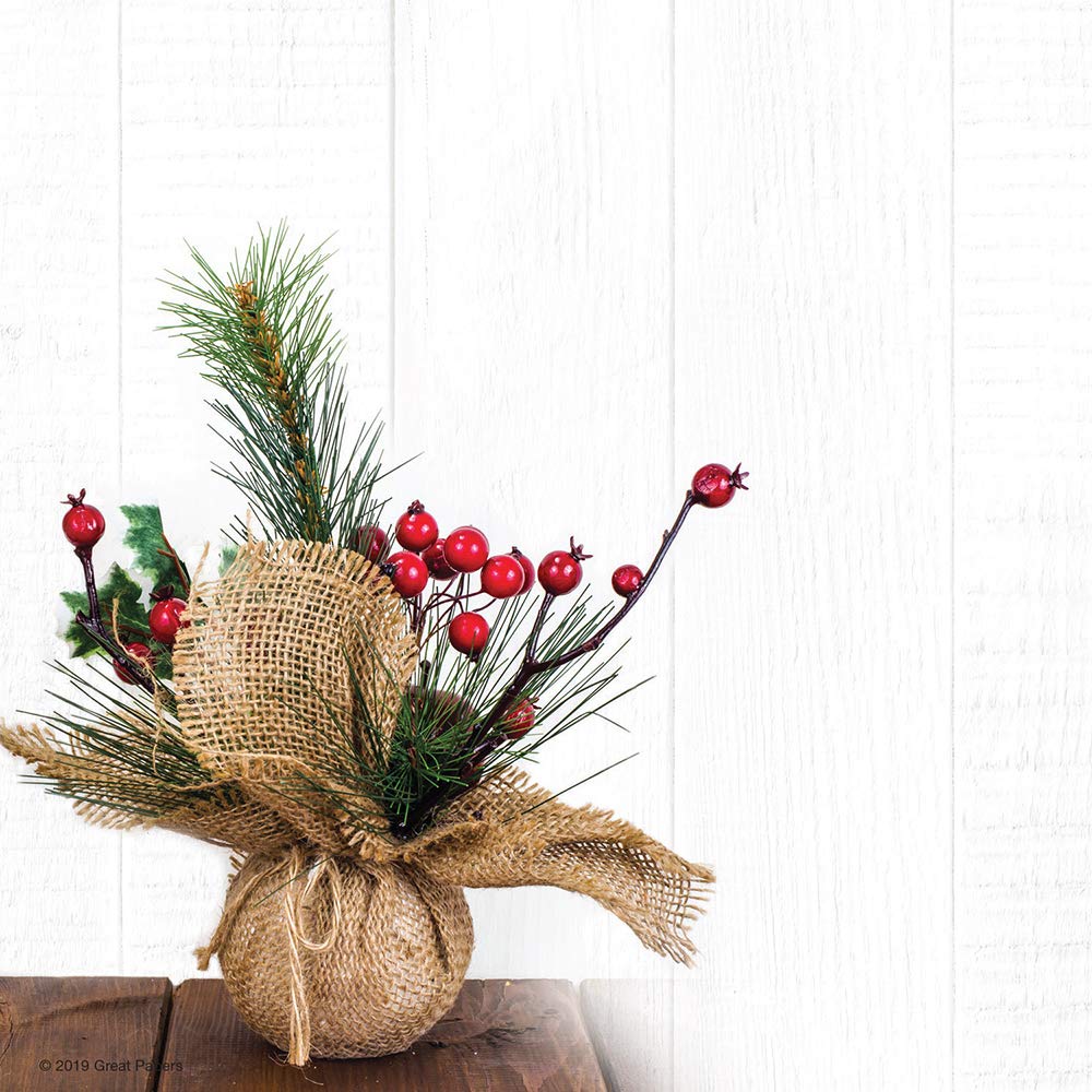 Great Papers! Burlap & Berries Letterhead, 8.5'' X 11'', 80 Count (2019121)