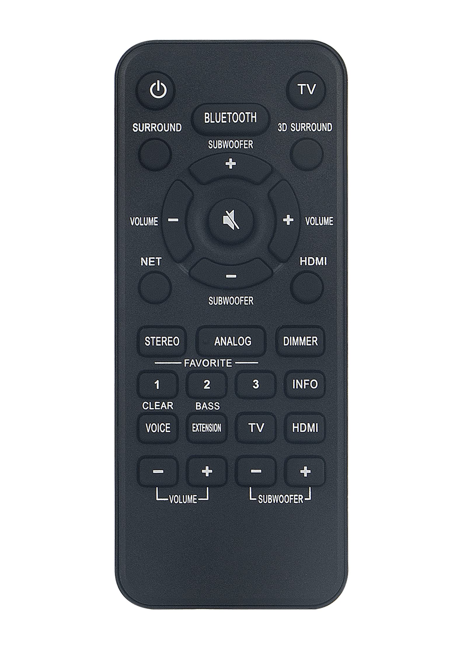 VAH0130 Replaced Remote fit for Yamaha Front Surround System ATS-4080 MusicCast Bar 400 YAS-408 YAS408BL Soundbar 3D Surround So