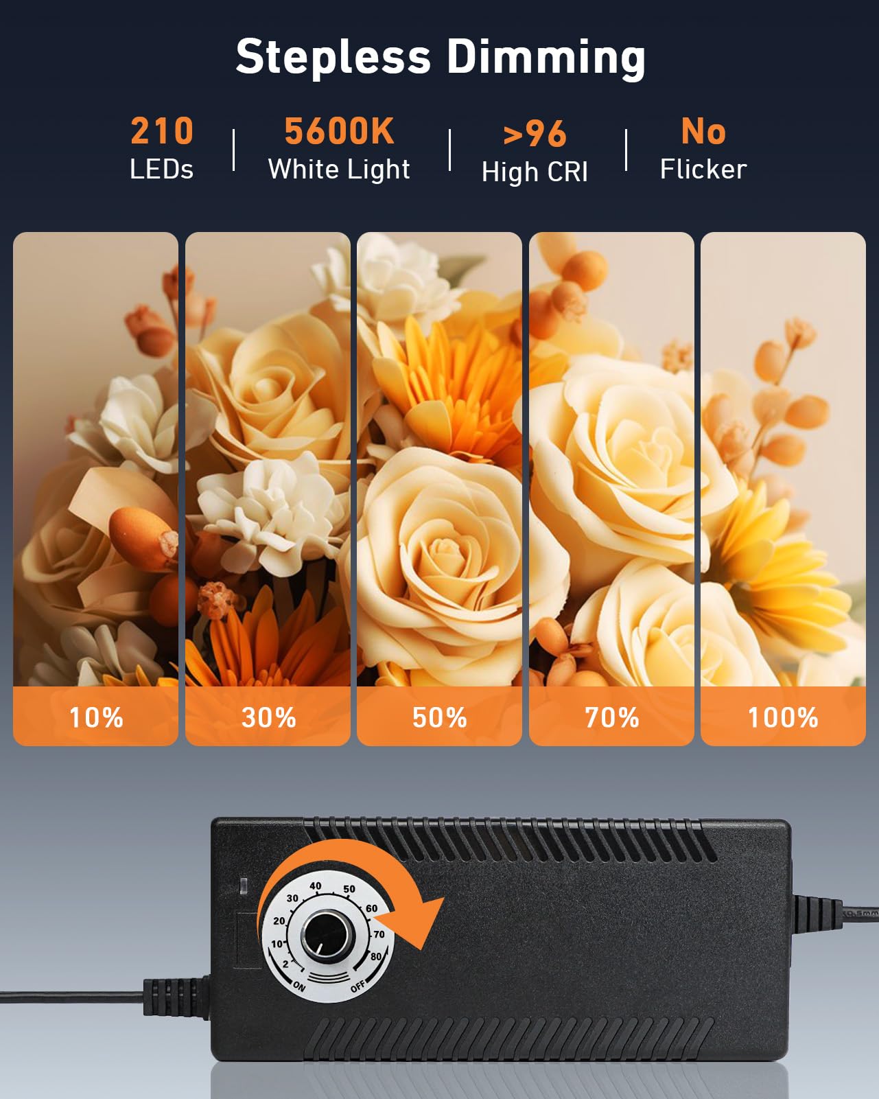 Duclus Light Box Photography, 32  32Inch Professional Photo Studio Booth Photobox, Portable 210 Led Lightbox Shooting Tent Foldi